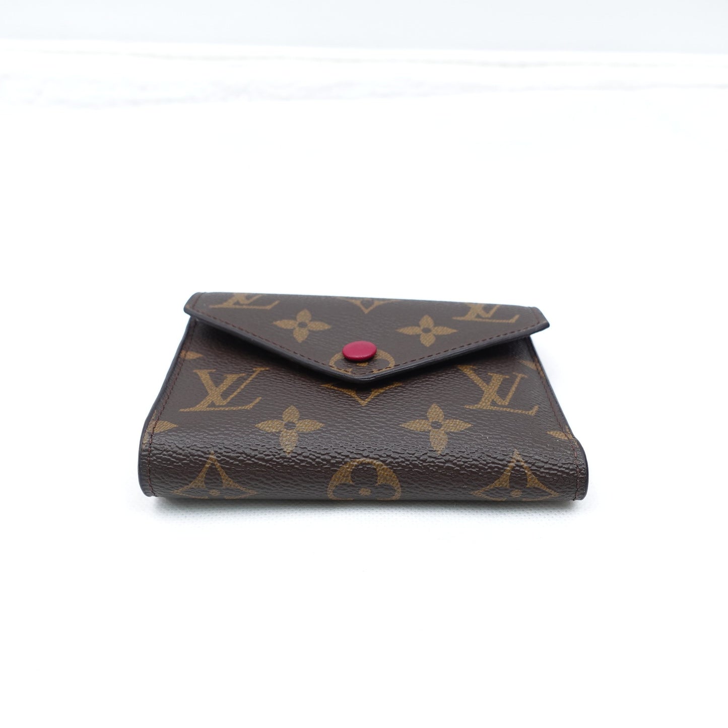 Pre-owned Louis Vuitton Victorine Monogram Coated Canvas Short Wallet