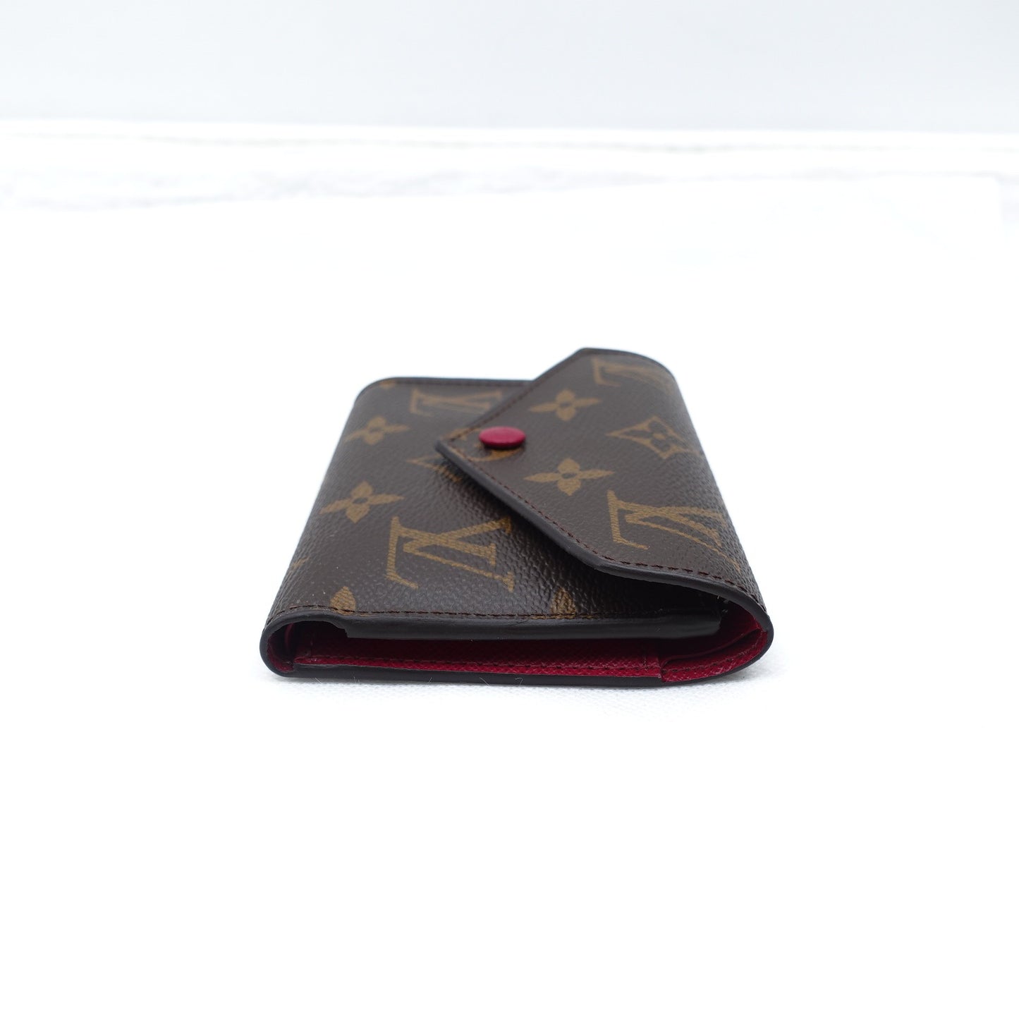 Pre-owned Louis Vuitton Victorine Monogram Coated Canvas Short Wallet