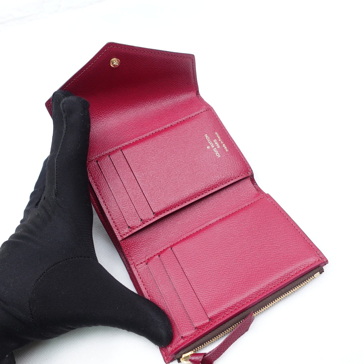 Pre-owned Louis Vuitton Victorine Monogram Coated Canvas Short Wallet