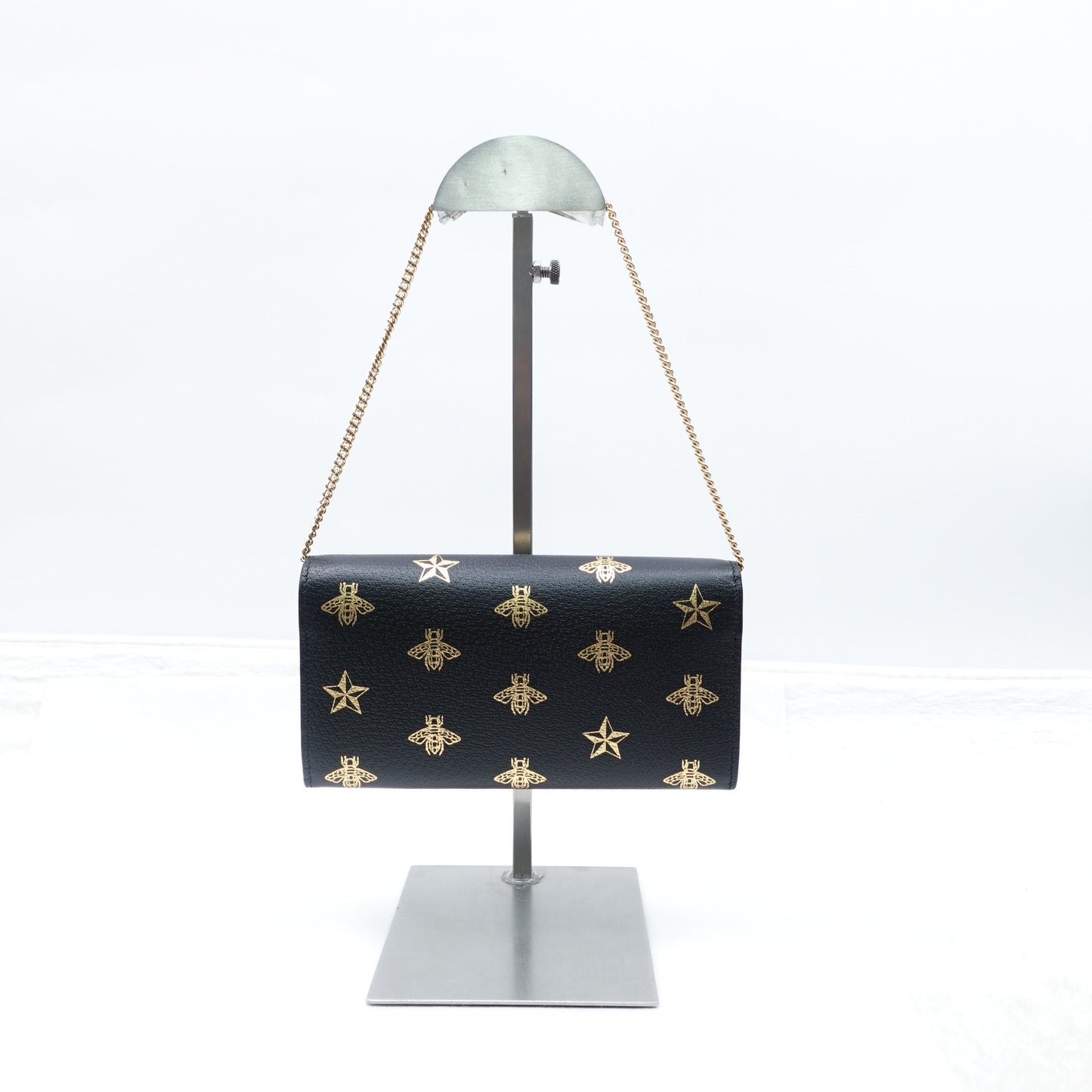 Pre-owned Gucci Padlock WOC Black Calfskin Shoulder Bag