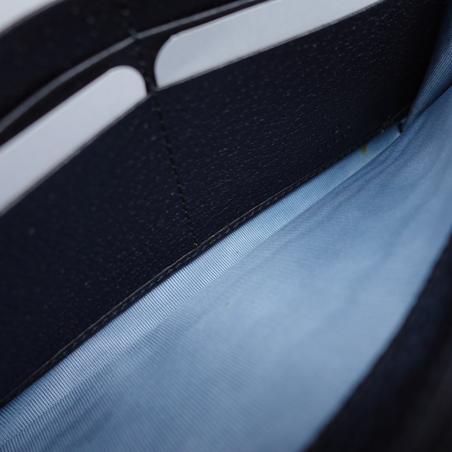 Pre-owned Gucci Padlock WOC Black Calfskin Shoulder Bag