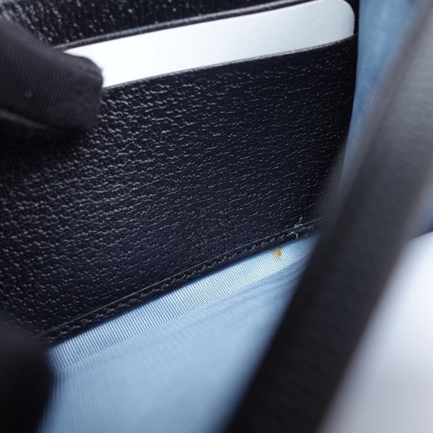 Pre-owned Gucci Padlock WOC Black Calfskin Shoulder Bag