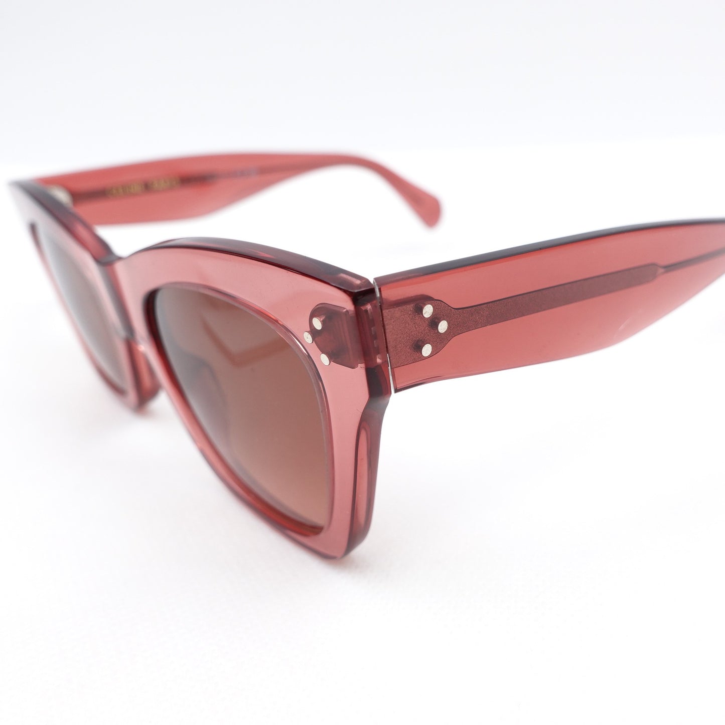 Pre-owned Celine Red Resin Sunglasses