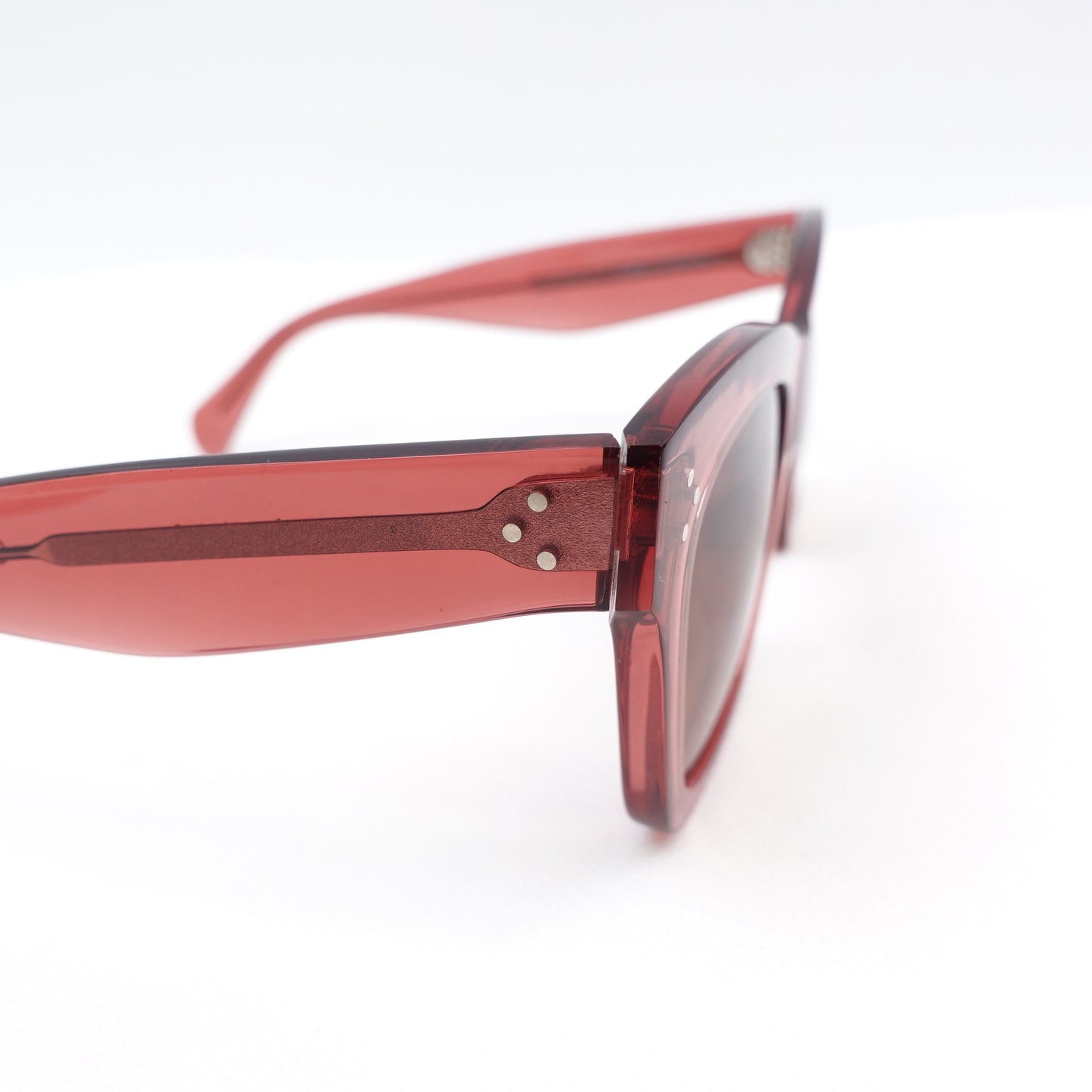 Pre-owned Celine Red Resin Sunglasses