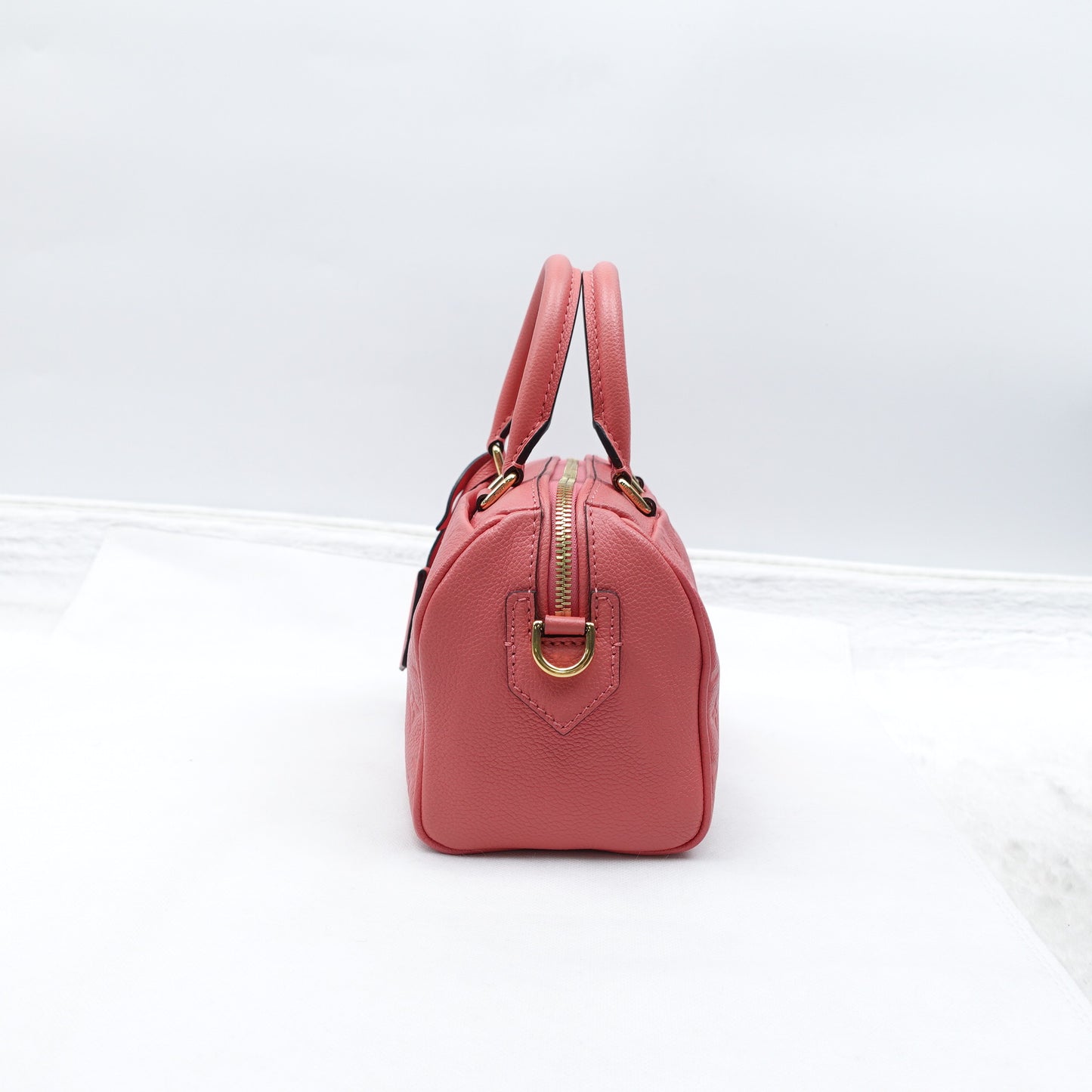 Pre-Owned Louis Vuitton Speedy 20 Pink Calfskin Shoulder Bag