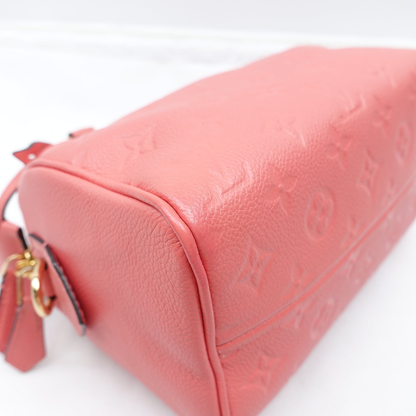 Pre-Owned Louis Vuitton Speedy 20 Pink Calfskin Shoulder Bag