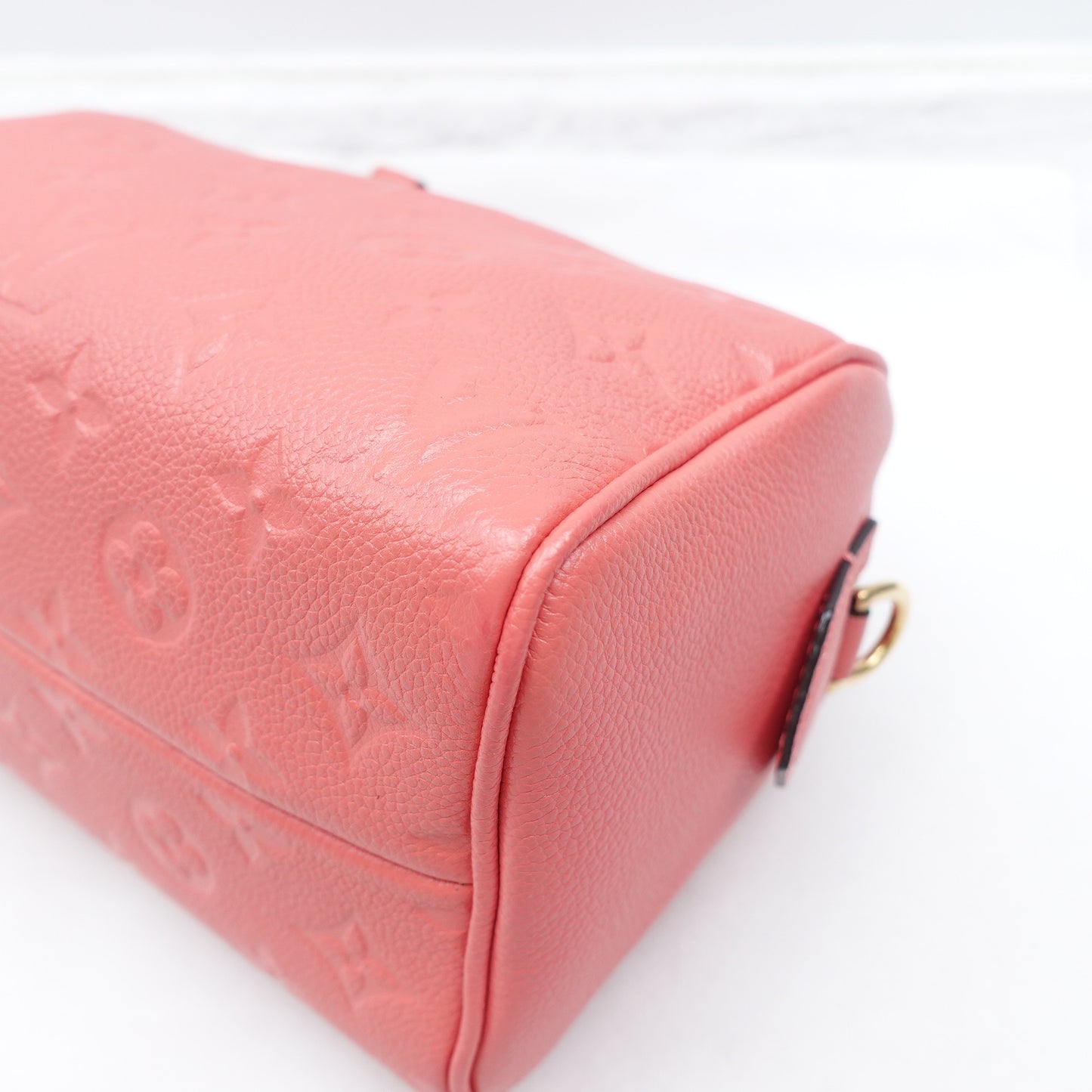 Pre-Owned Louis Vuitton Speedy 20 Pink Calfskin Shoulder Bag