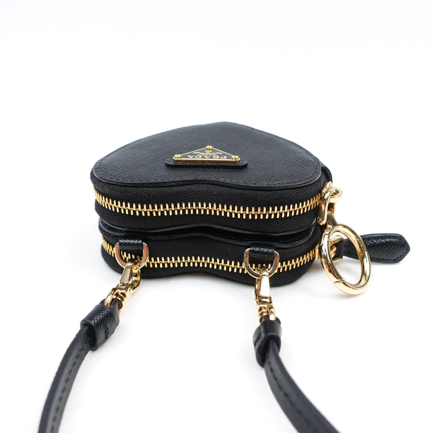 Pre-owned Prada Black Calfskin Wallet