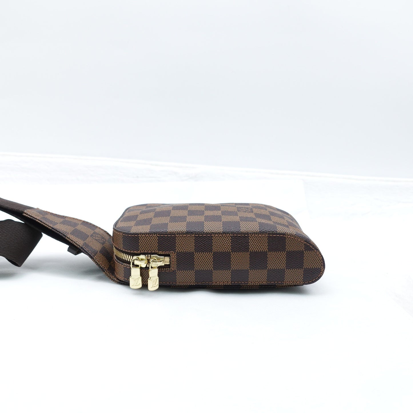 Pre-owned Louis Vuitton Damier Jeronimos Coated Canvas Bumbag