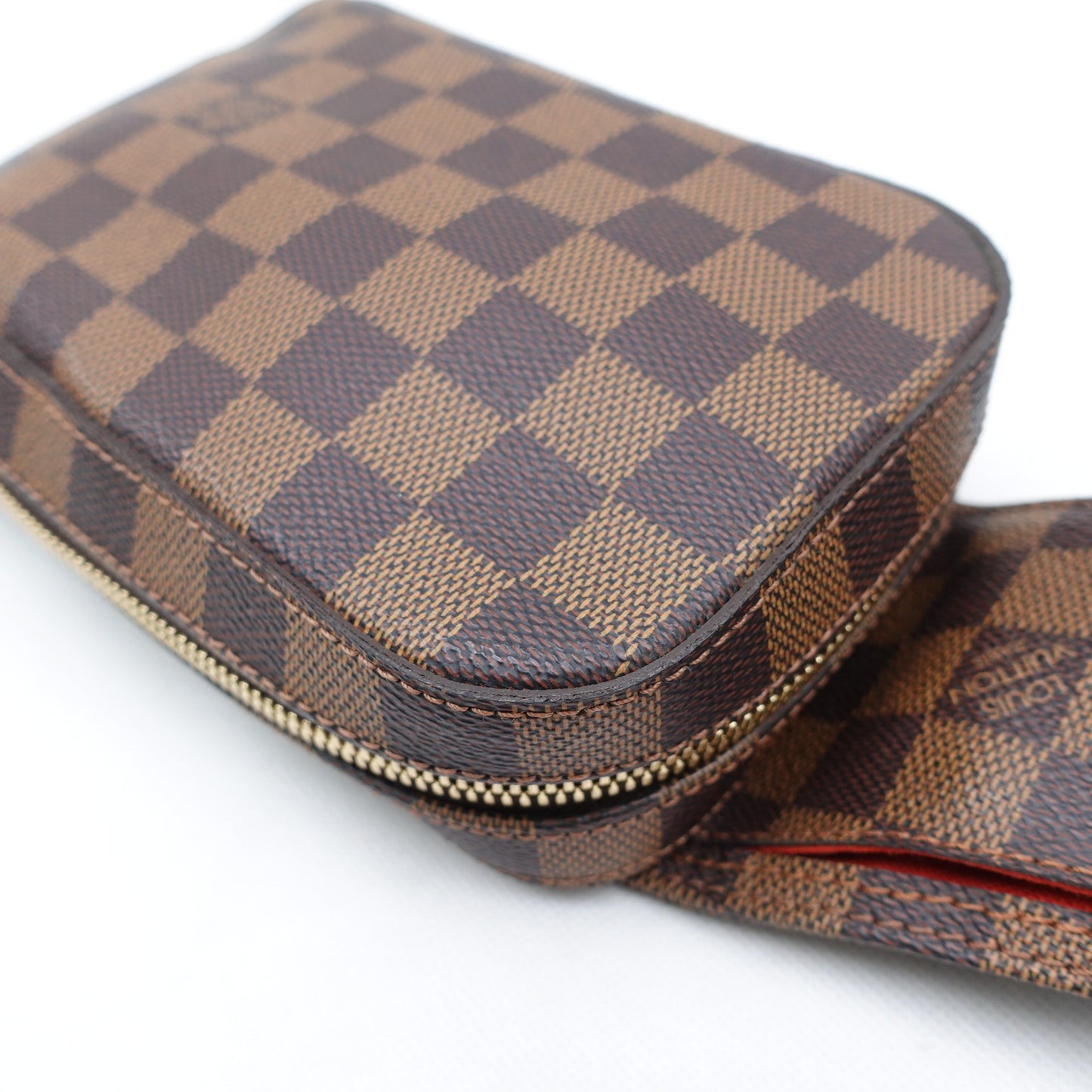 Pre-owned Louis Vuitton Damier Jeronimos Coated Canvas Bumbag