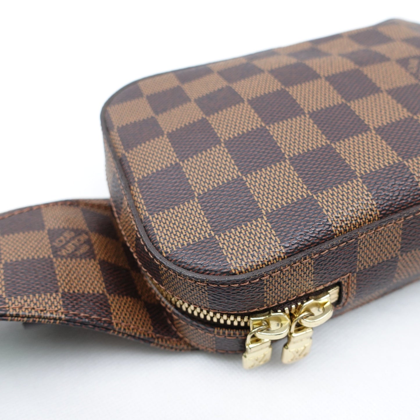 Pre-owned Louis Vuitton Damier Jeronimos Coated Canvas Bumbag