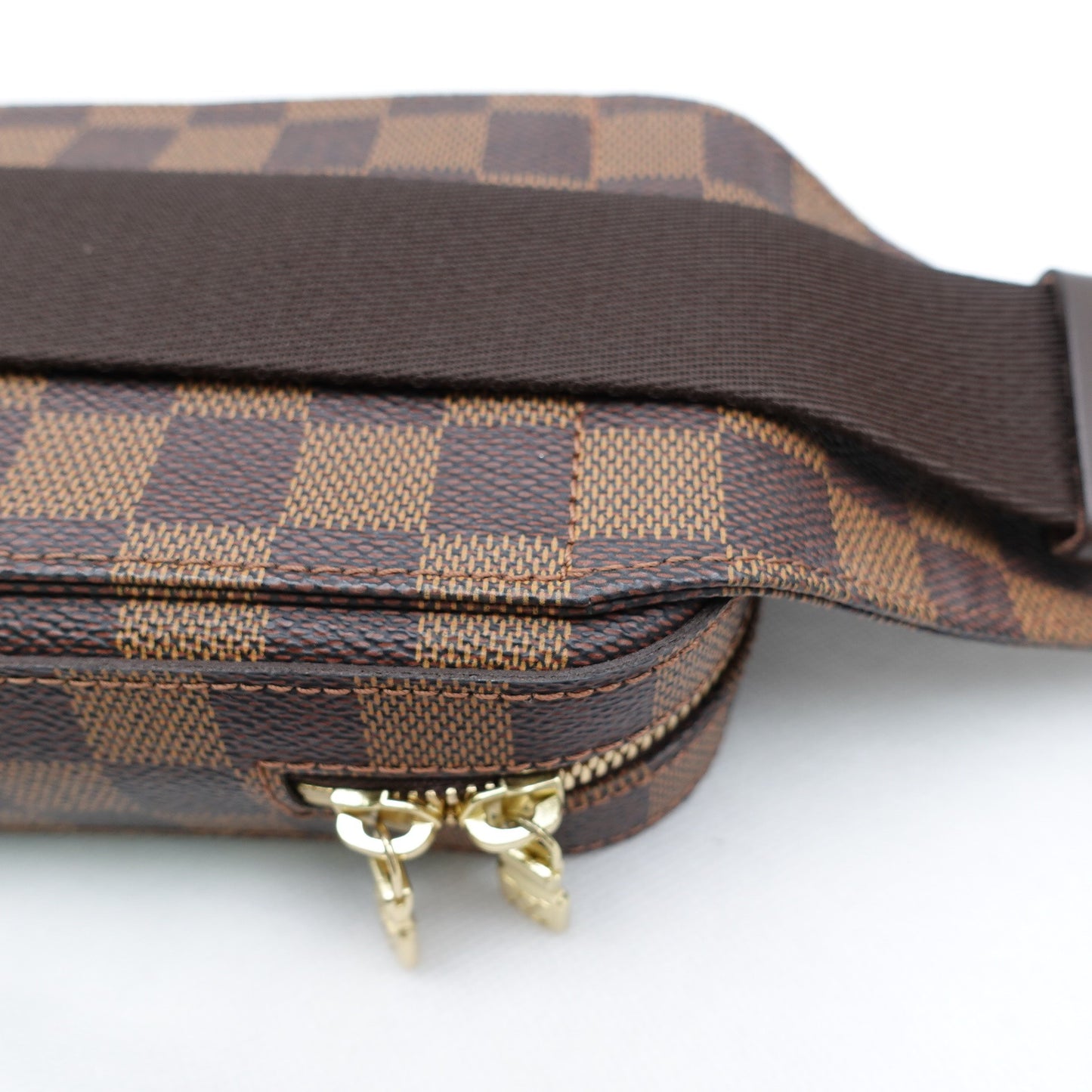Pre-owned Louis Vuitton Damier Jeronimos Coated Canvas Bumbag