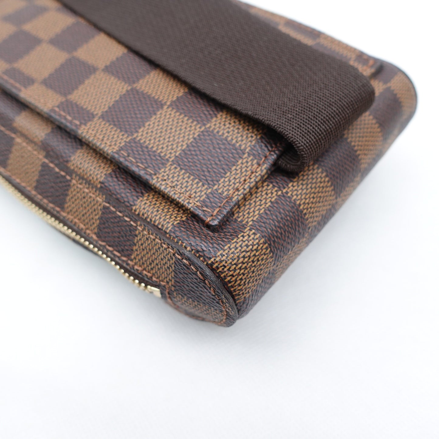 Pre-owned Louis Vuitton Damier Jeronimos Coated Canvas Bumbag