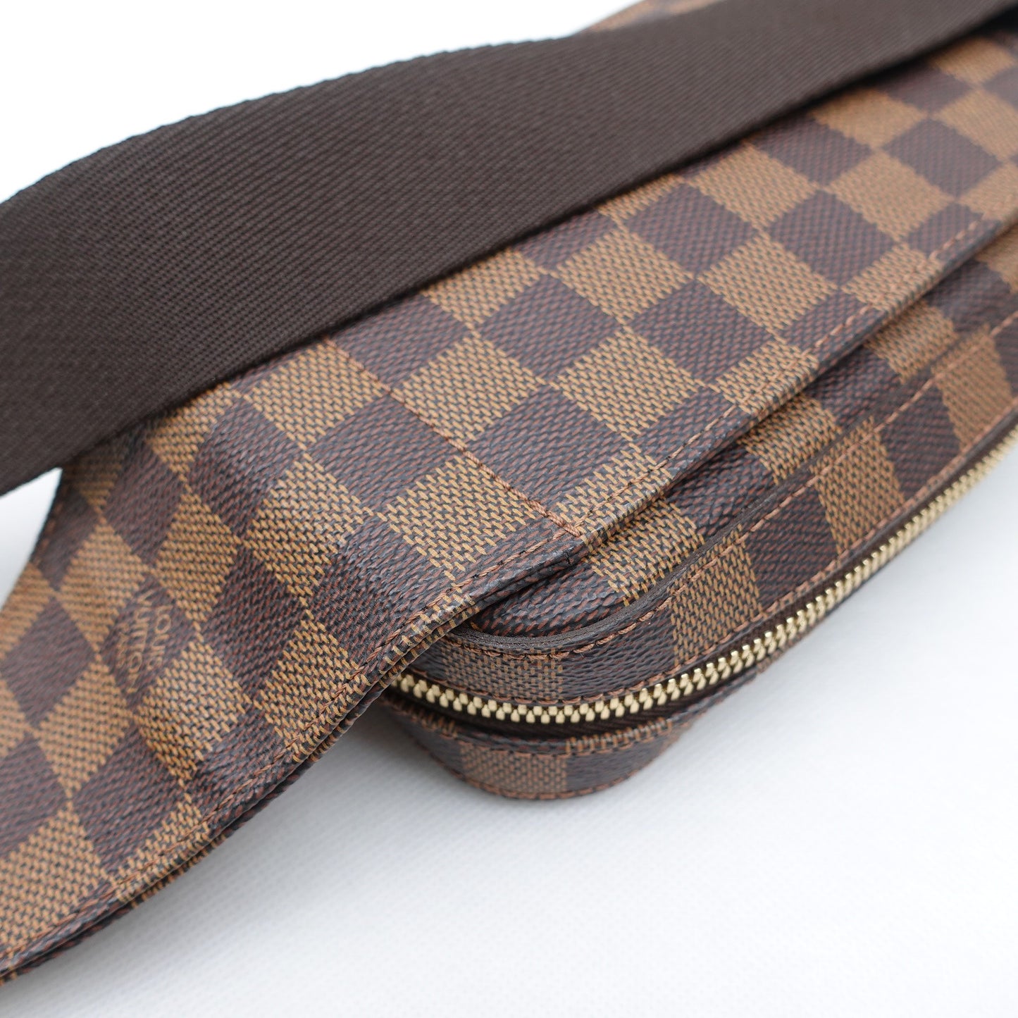 Pre-owned Louis Vuitton Damier Jeronimos Coated Canvas Bumbag