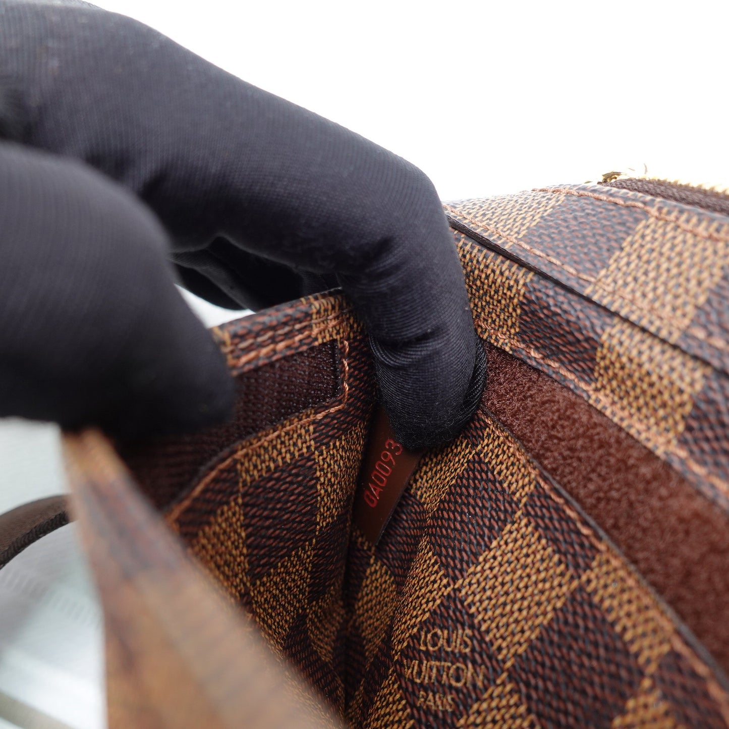 Pre-owned Louis Vuitton Damier Jeronimos Coated Canvas Bumbag
