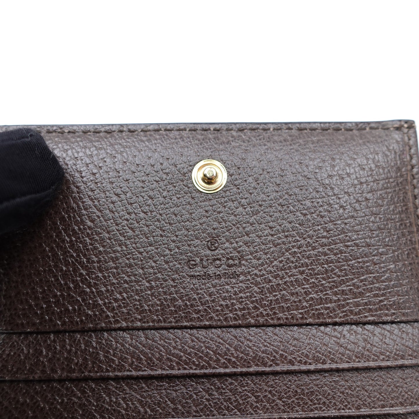 Pre-owned Gucci Tiger Monogram Coated Canvas Wallet