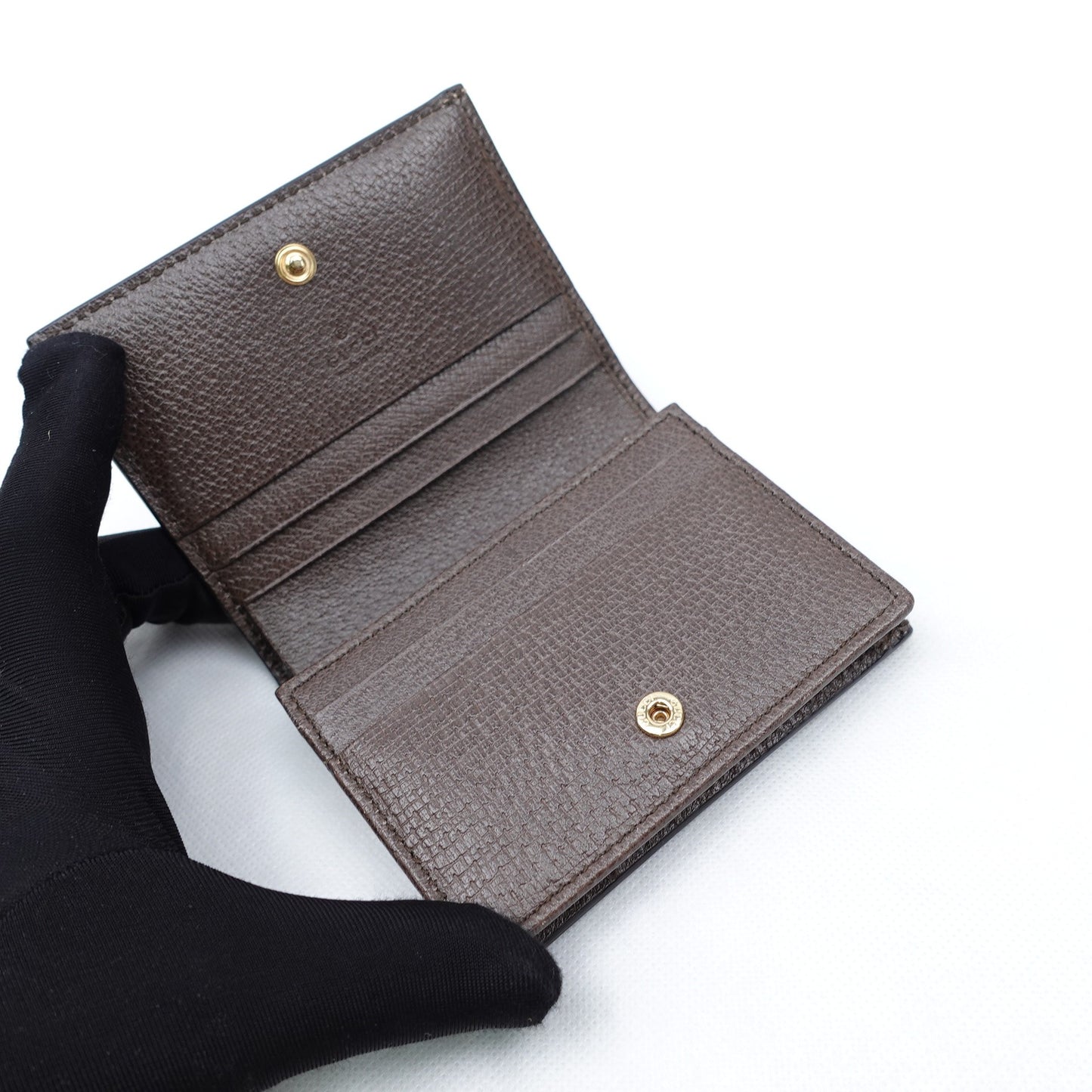 Pre-owned Gucci Tiger Monogram Coated Canvas Wallet