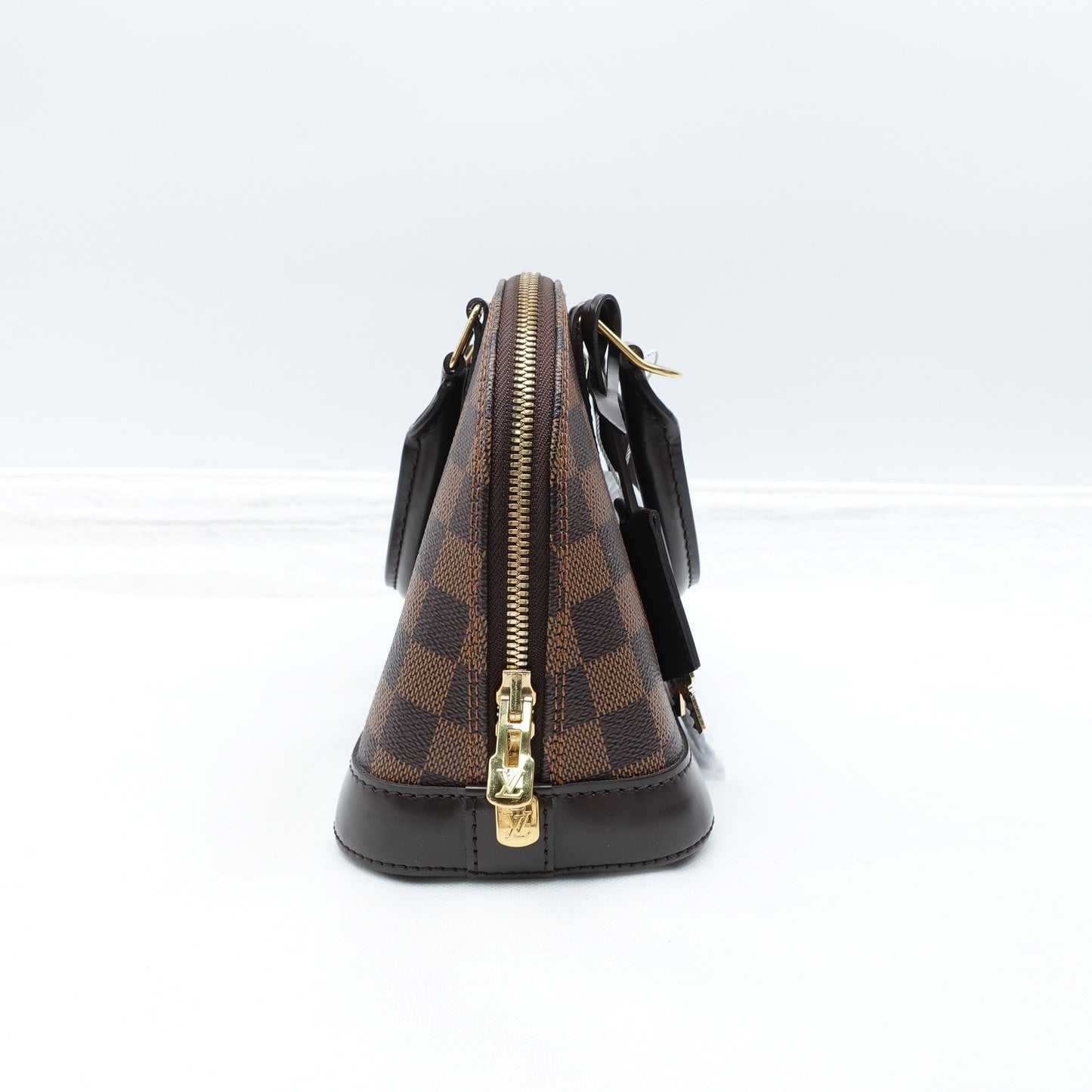Pre-owned Luis Vuitton Alma BB Damier Ebene Coated Canvas Shoulder Bag