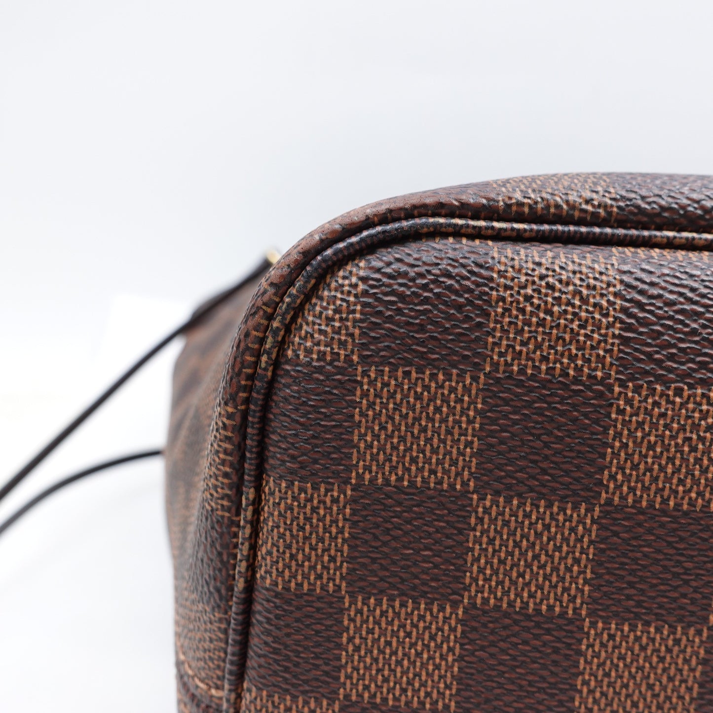 Pre-owned Louis Vuitton Neverfull Damier Ebene Coated Canvas Tote Bag T10299879