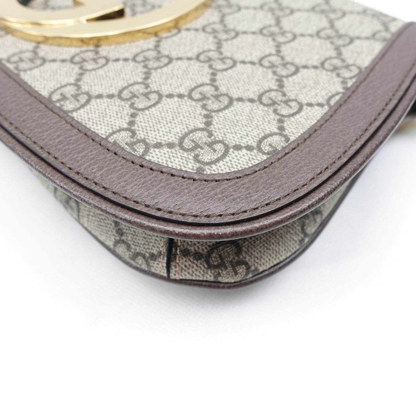 Pre-owned Gucci Blondie Medim GG Coated Canvas Shoulder Bag