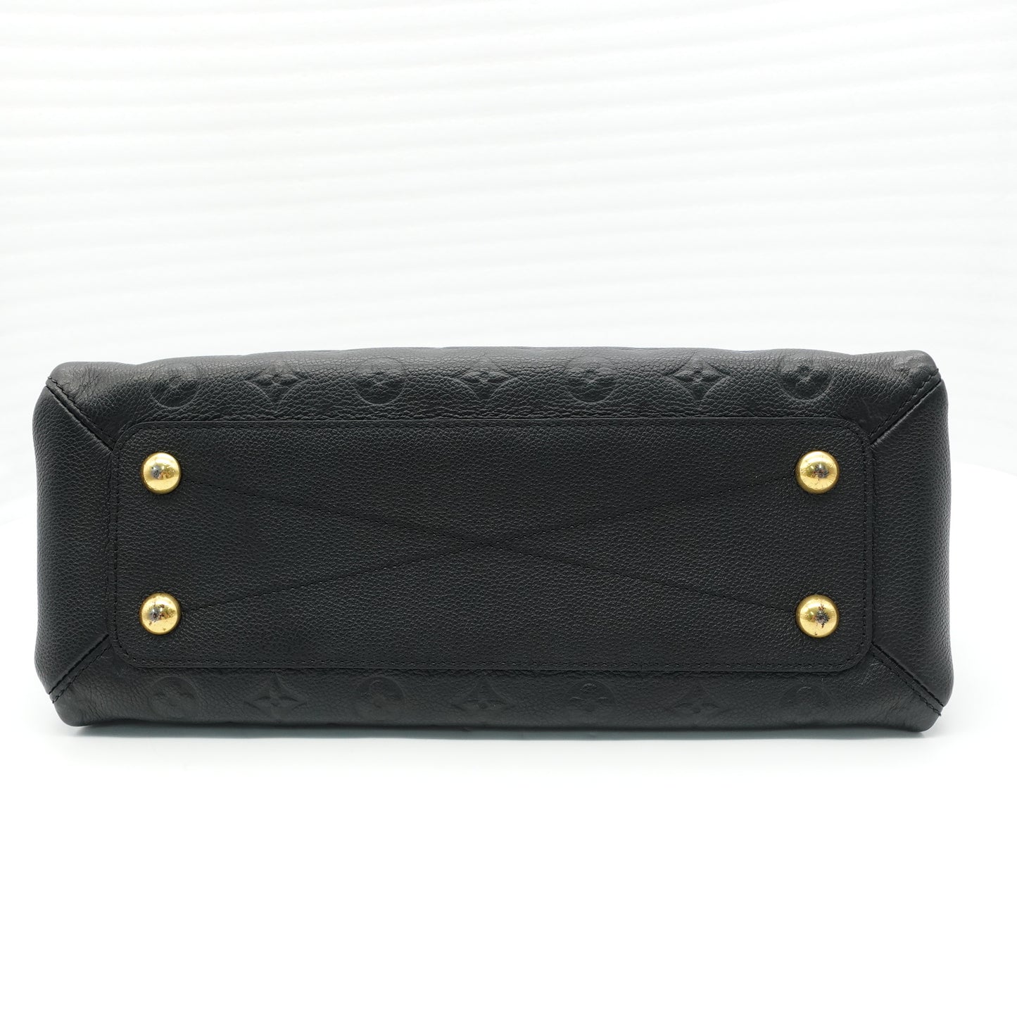 Pre-owned Louis Vuitton Vosges MM Black Calfskin Shoulder Bag