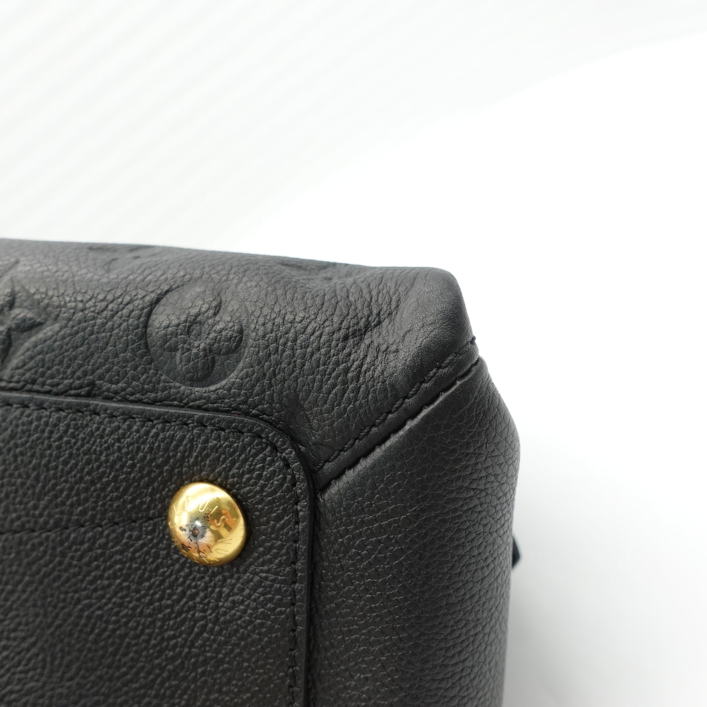 Pre-owned Louis Vuitton Vosges MM Black Calfskin Shoulder Bag