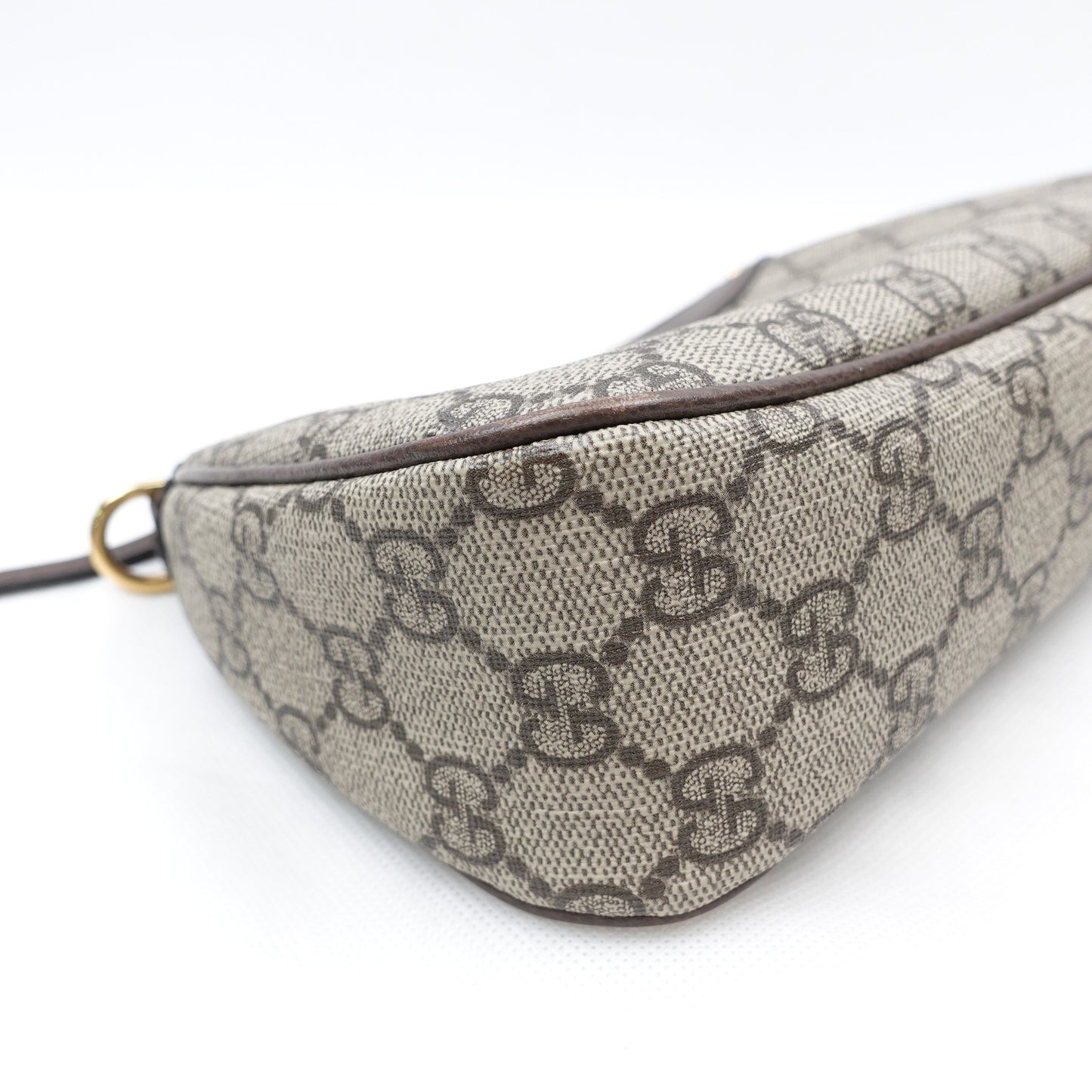 Pre-owned Gucci Ophidia Monogram&Strawberry Coated Canvas Shoulder Bag