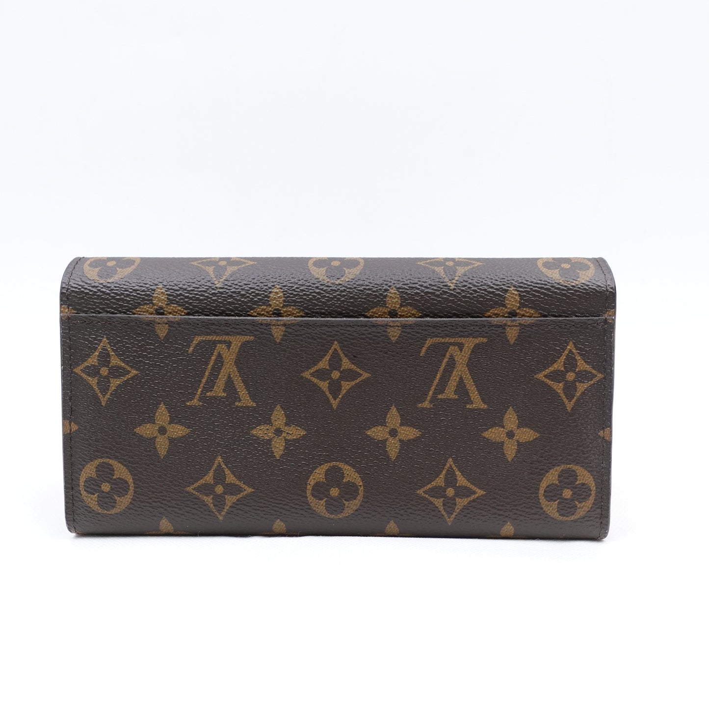 Pre-owned Louis Vuitton Sarah Monogram Coated Canvas Long Wallet