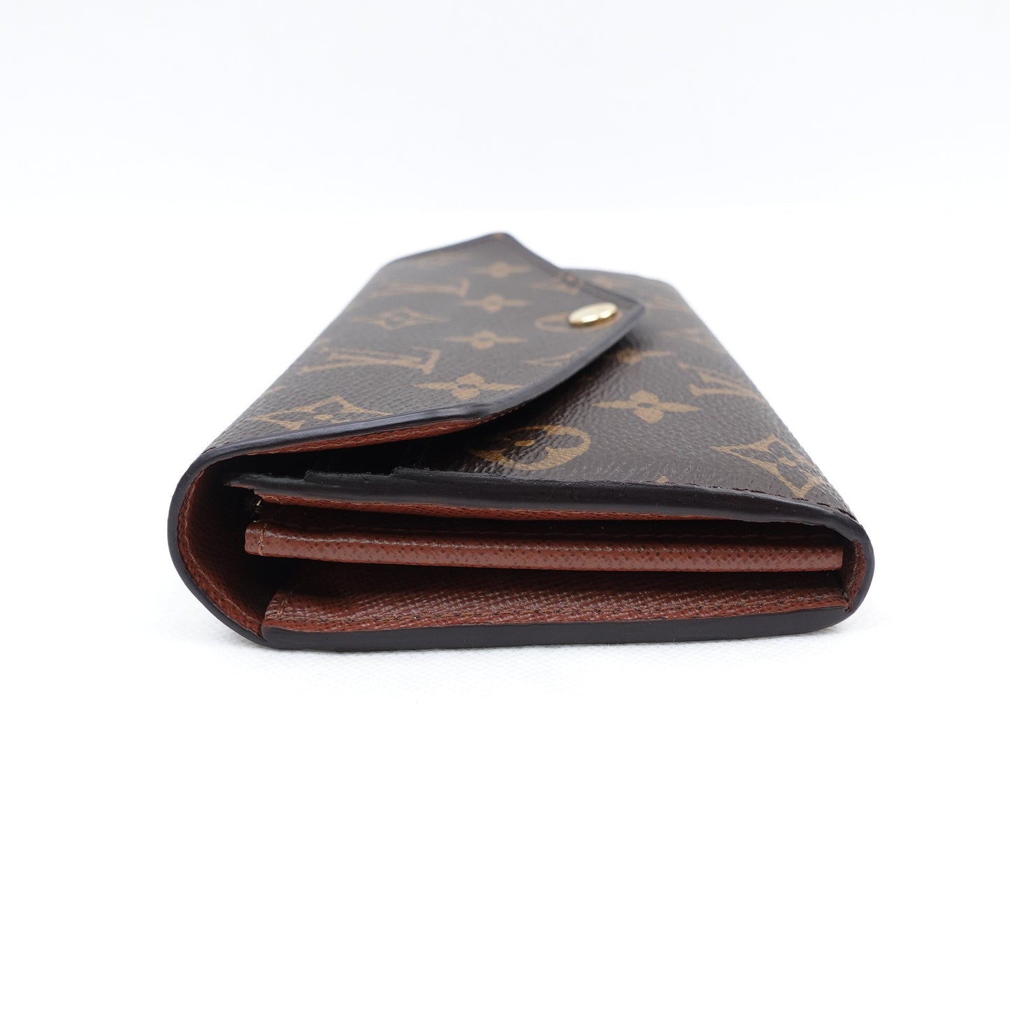 Pre-owned Louis Vuitton Sarah Monogram Coated Canvas Long Wallet