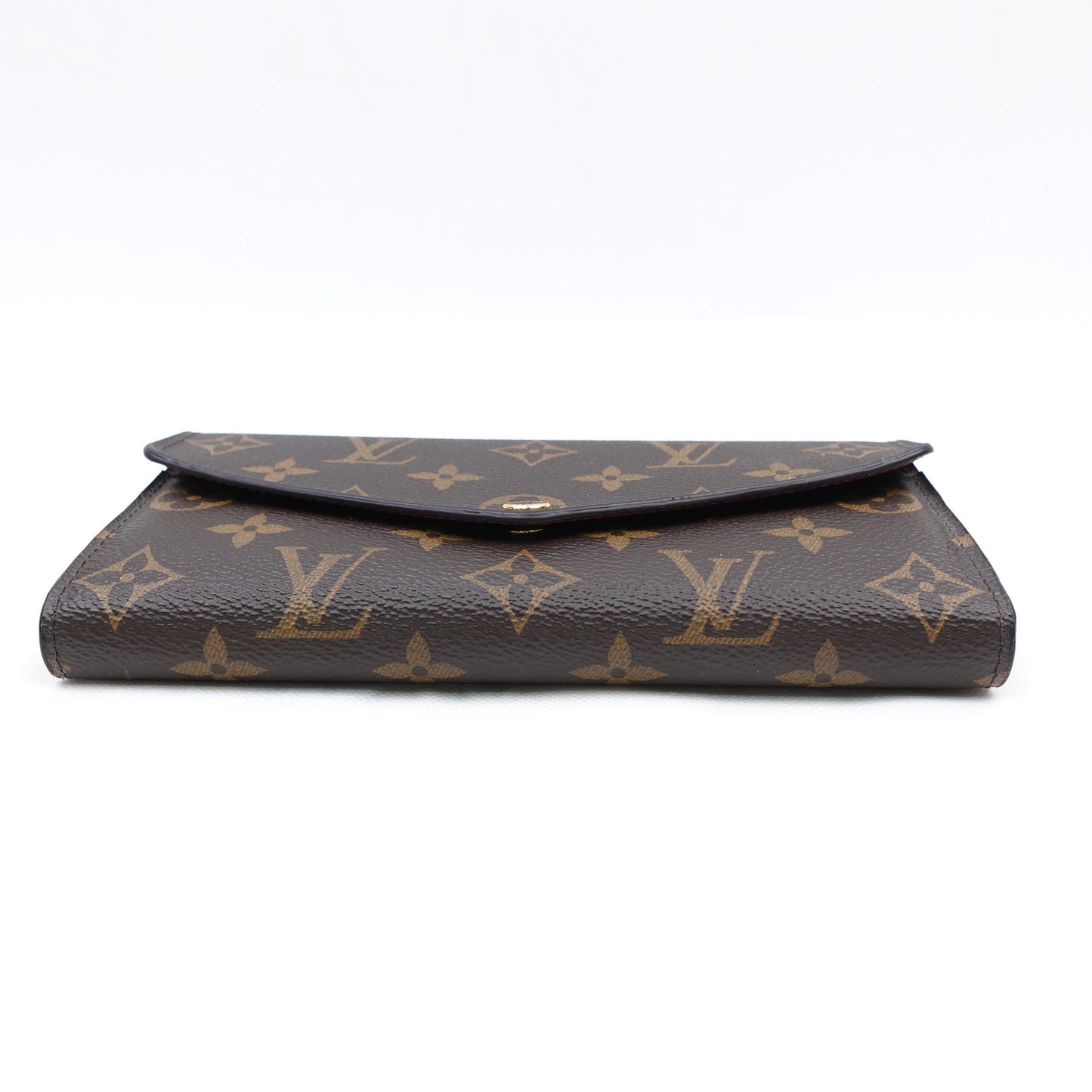 Pre-owned Louis Vuitton Sarah Monogram Coated Canvas Long Wallet