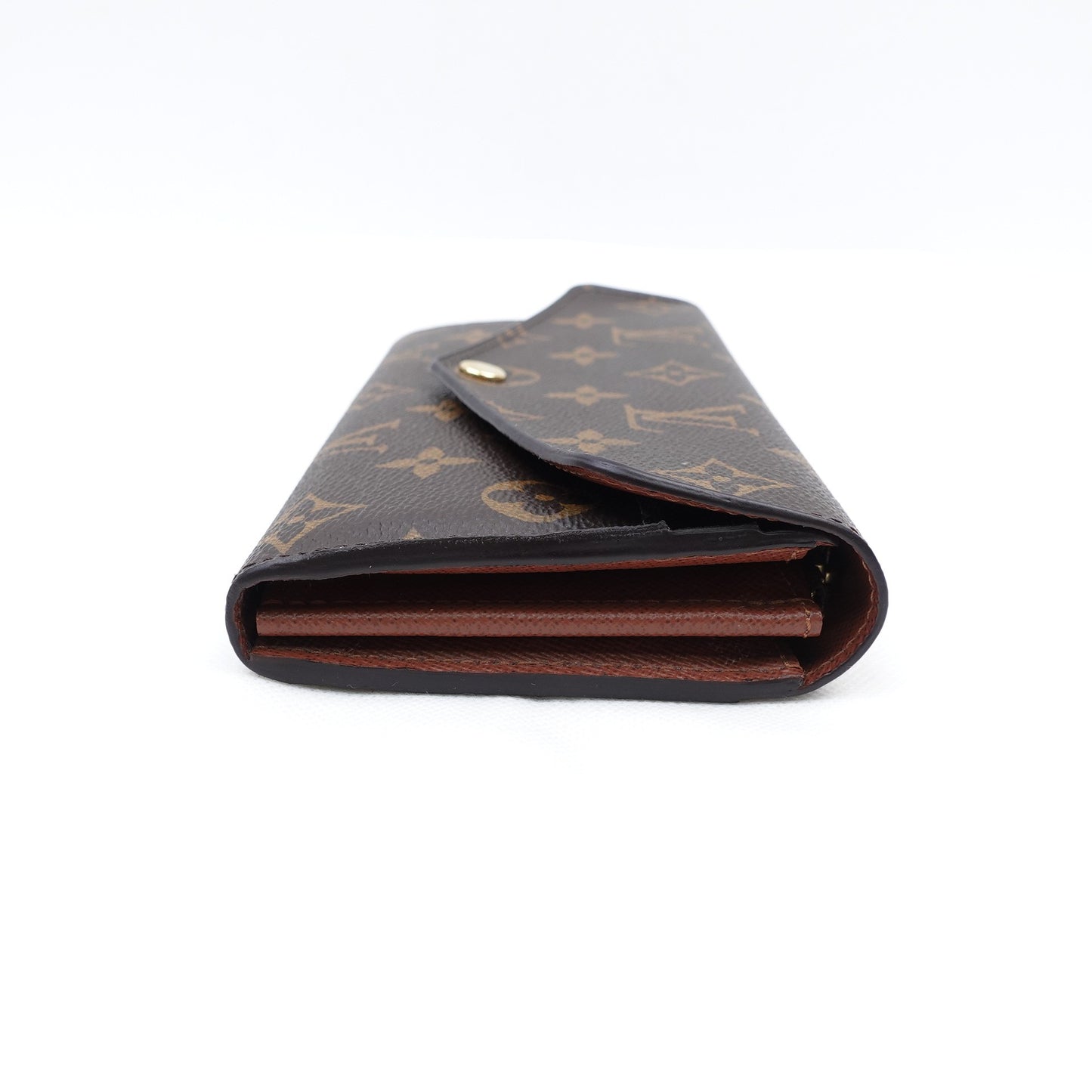 Pre-owned Louis Vuitton Sarah Monogram Coated Canvas Long Wallet