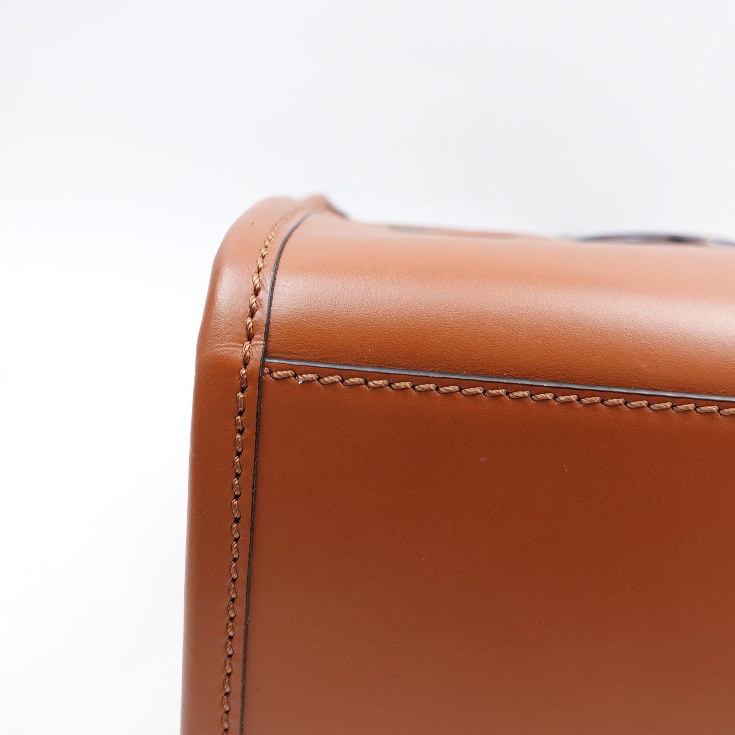 Pre-owned Fendi Sunshine Medium Brown Calfskin Tote Bag