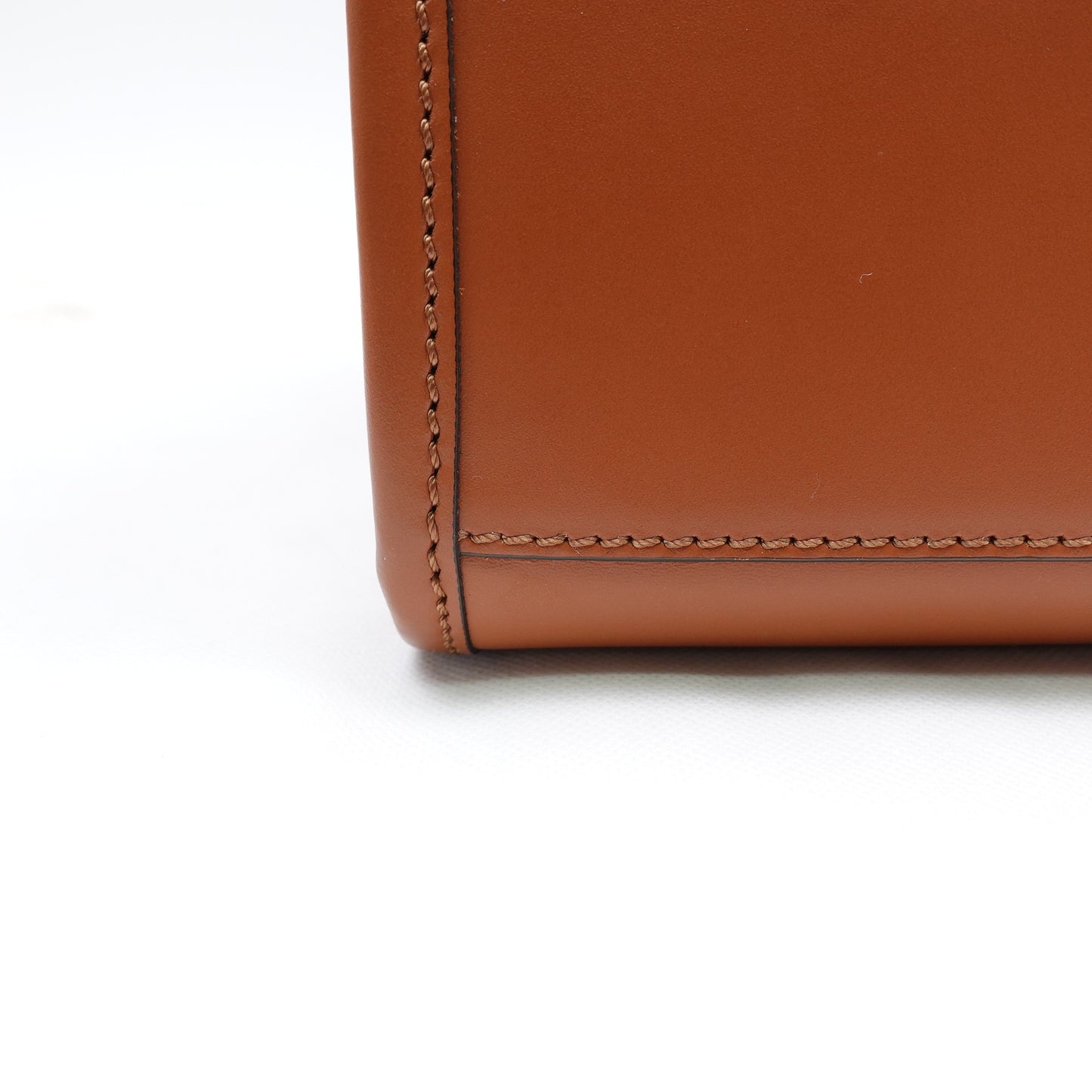 Pre-owned Fendi Sunshine Medium Brown Calfskin Tote Bag