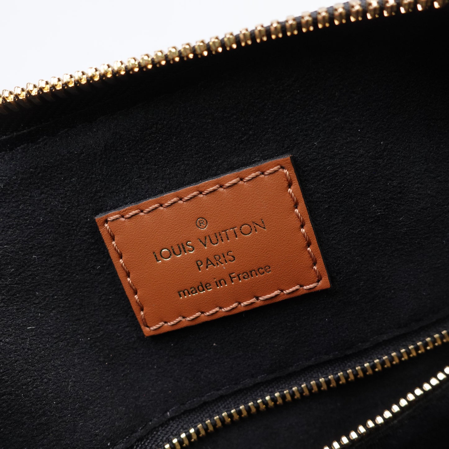 Louis Vuitton Speedy25 Black Monogram and Leopard Empreinte Calfskin Tote Bag