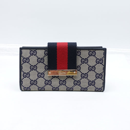 Pre-owned GUCCI Canvas Small Leather Goods Monogram Wallet T10259663