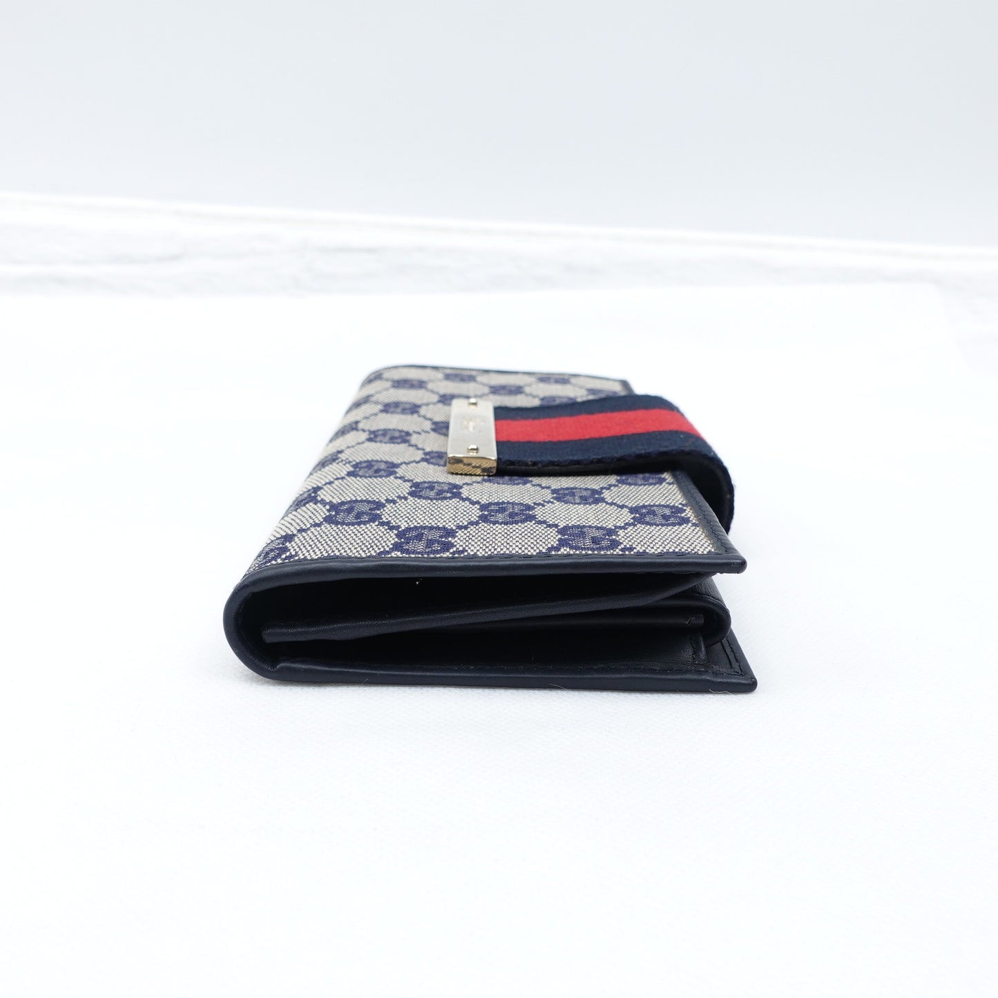 Pre-owned GUCCI Canvas Small Leather Goods Monogram Wallet T10259663