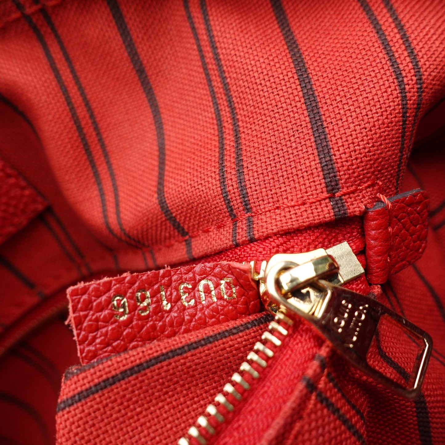 Pre-owned Louis Vuitton Speedy 25 Red Calfskin Shoulder Bag