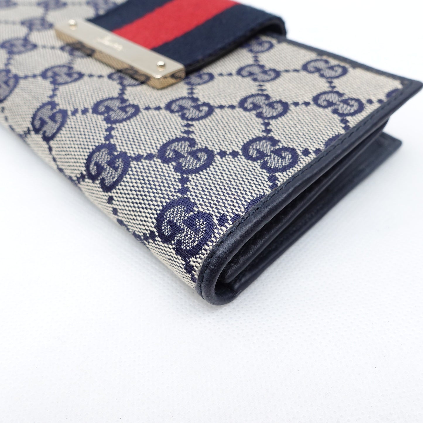 Pre-owned GUCCI Canvas Small Leather Goods Monogram Wallet T10259663