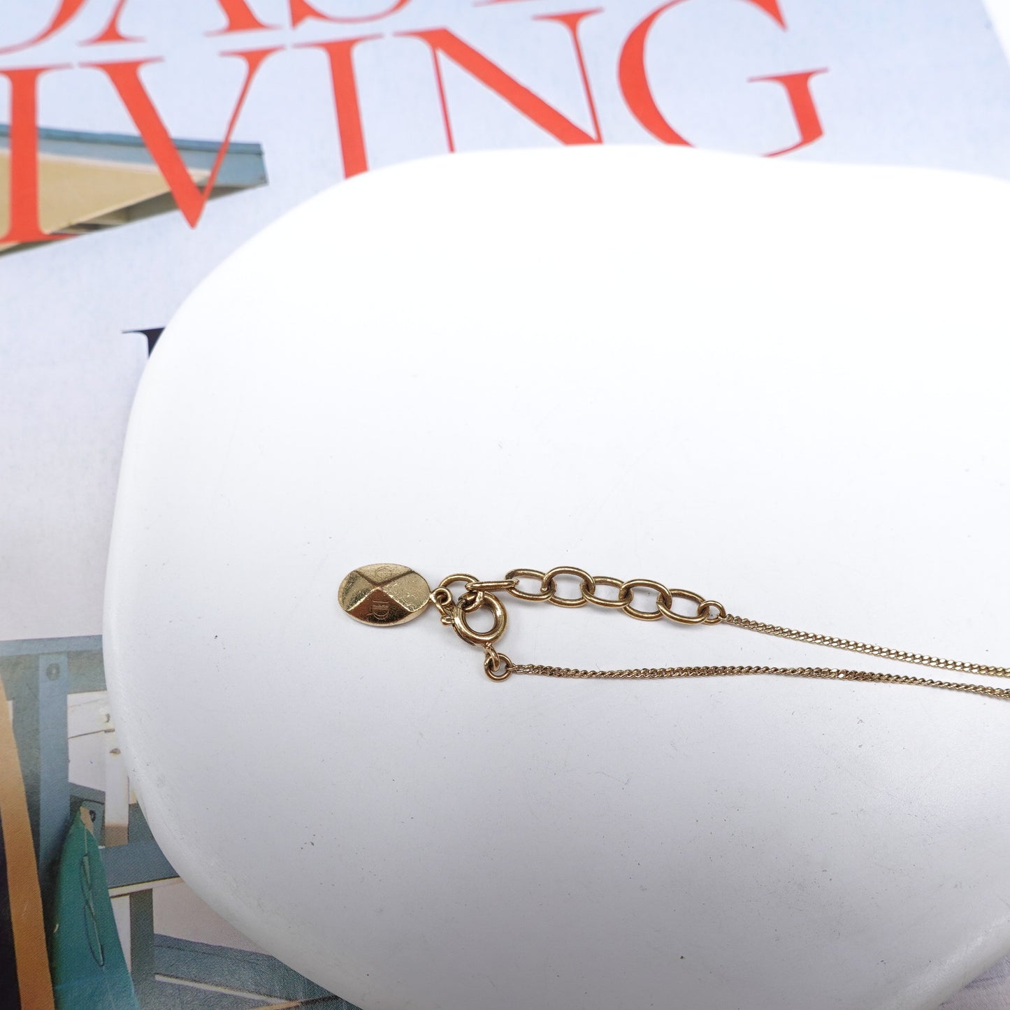 Pre-Owned Dior Gold Tone Pearl Bracelet