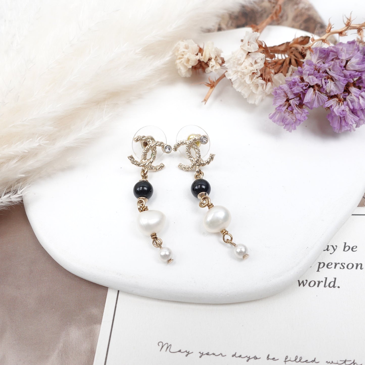 Pre-owned Chanel Metal Long Earrings