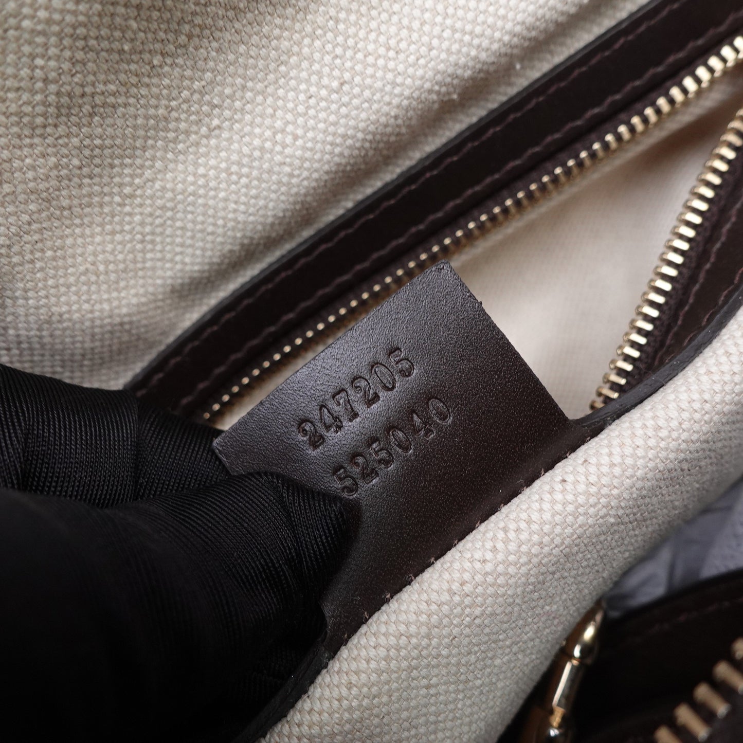 Pre-owned Gucci Boston Monogram Canvas Shoulder Bag