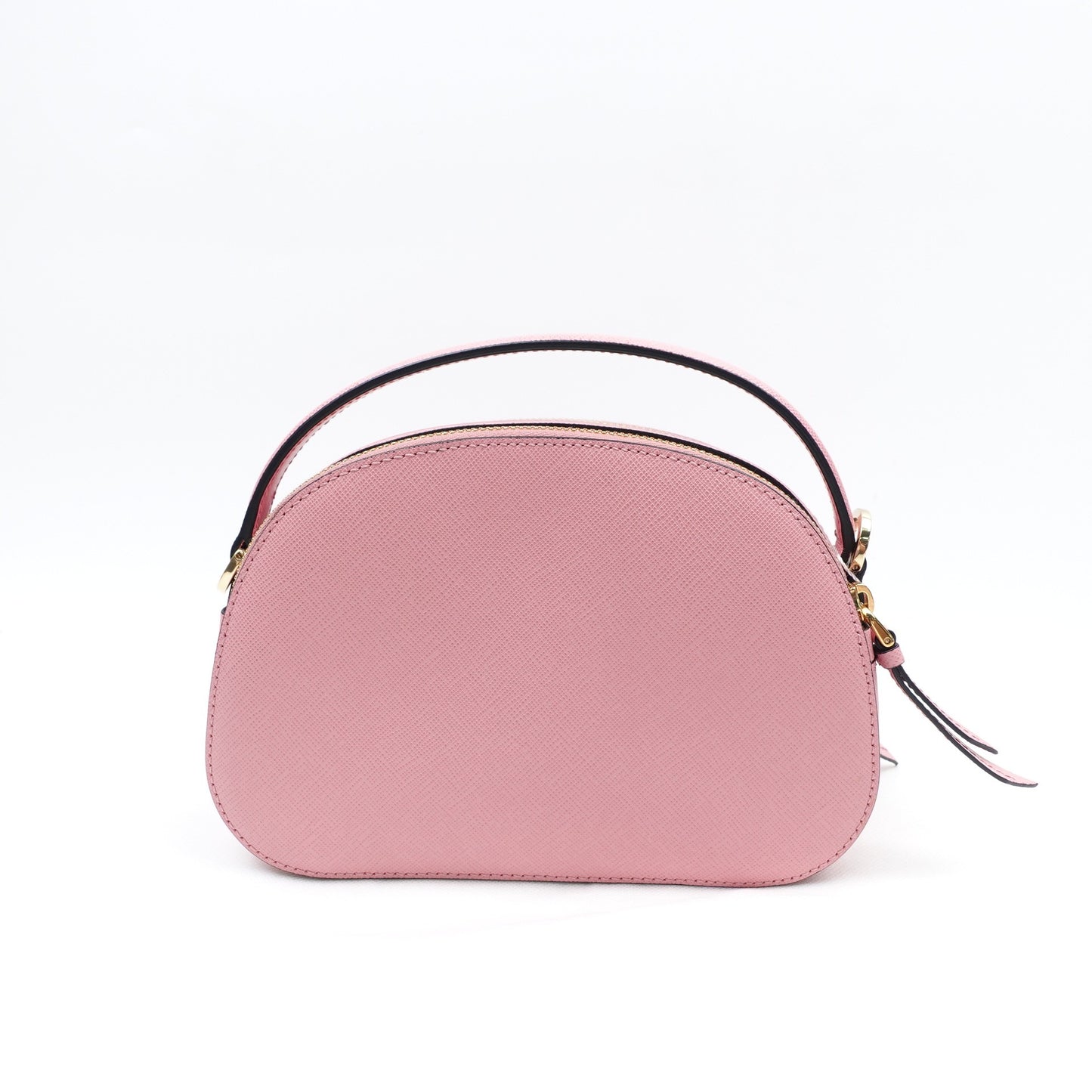 Pre-owned Prada Odette Mini Pink Calfskin Shoulder Bag