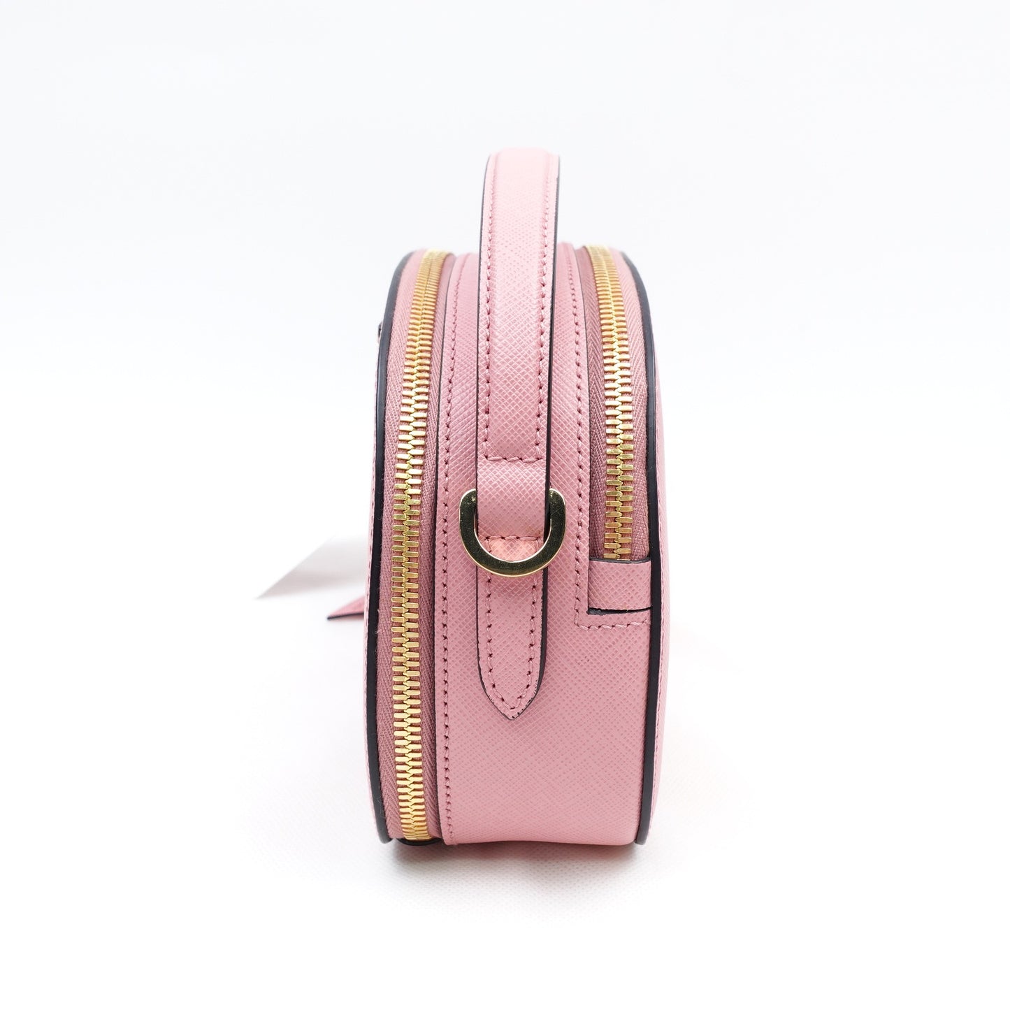 Pre-owned Prada Odette Mini Pink Calfskin Shoulder Bag