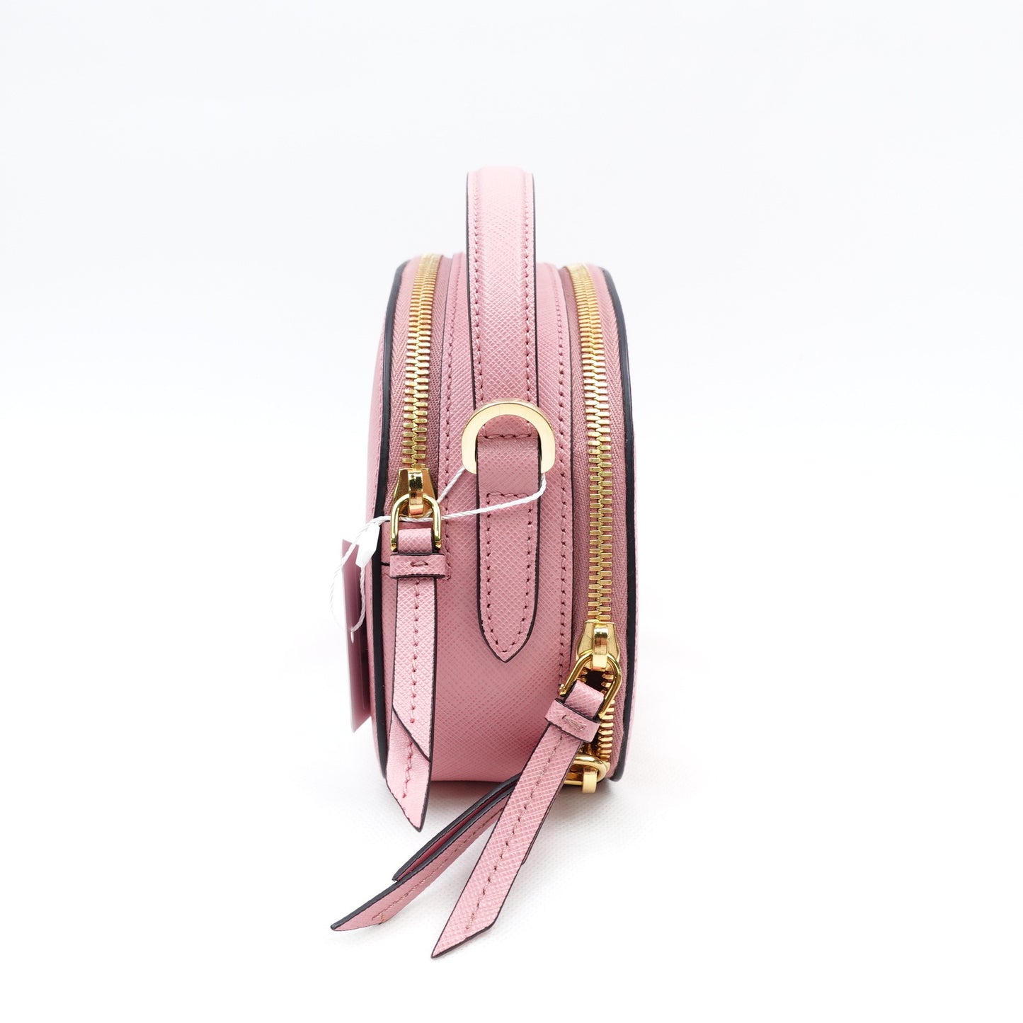 Pre-owned Prada Odette Mini Pink Calfskin Shoulder Bag
