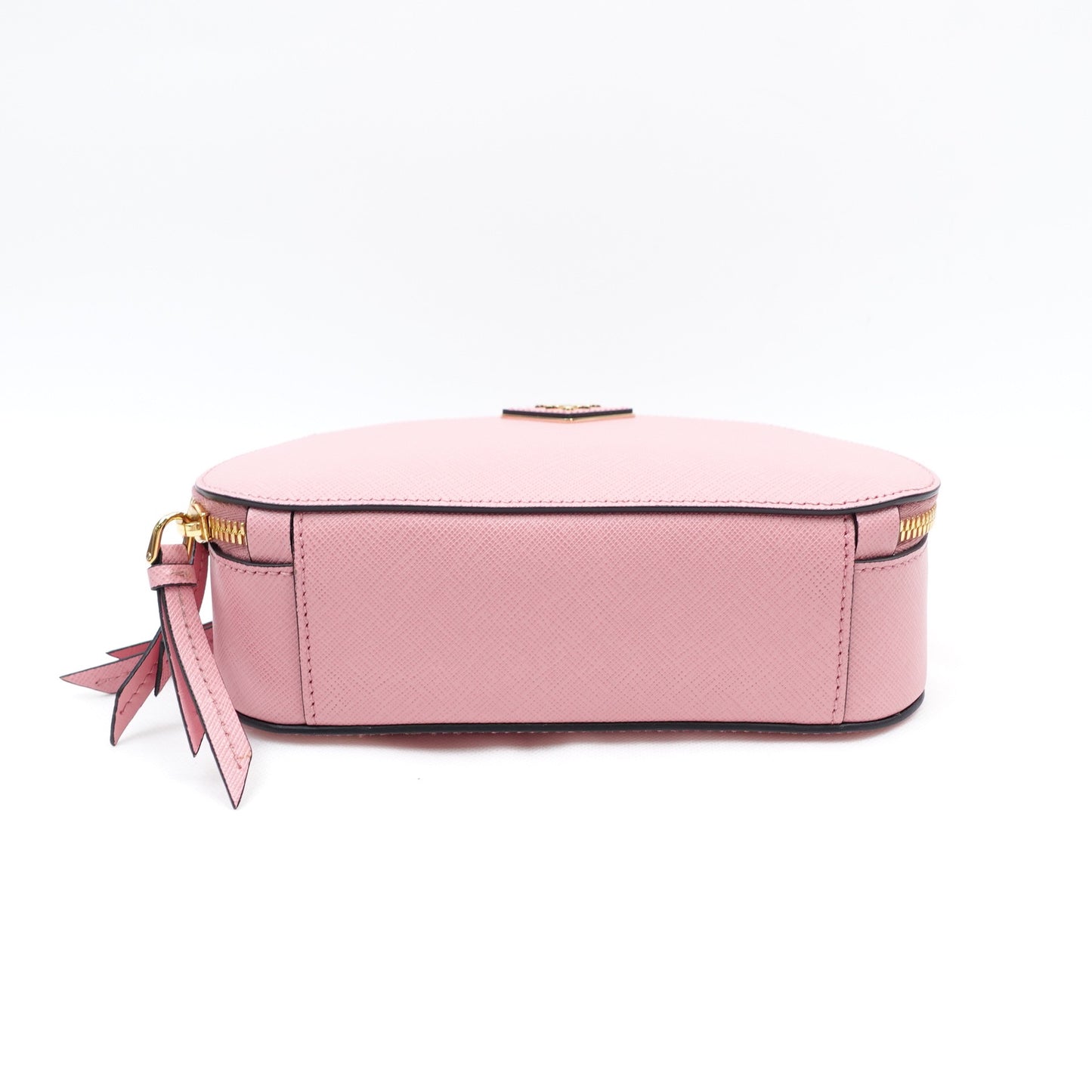 Pre-owned Prada Odette Mini Pink Calfskin Shoulder Bag