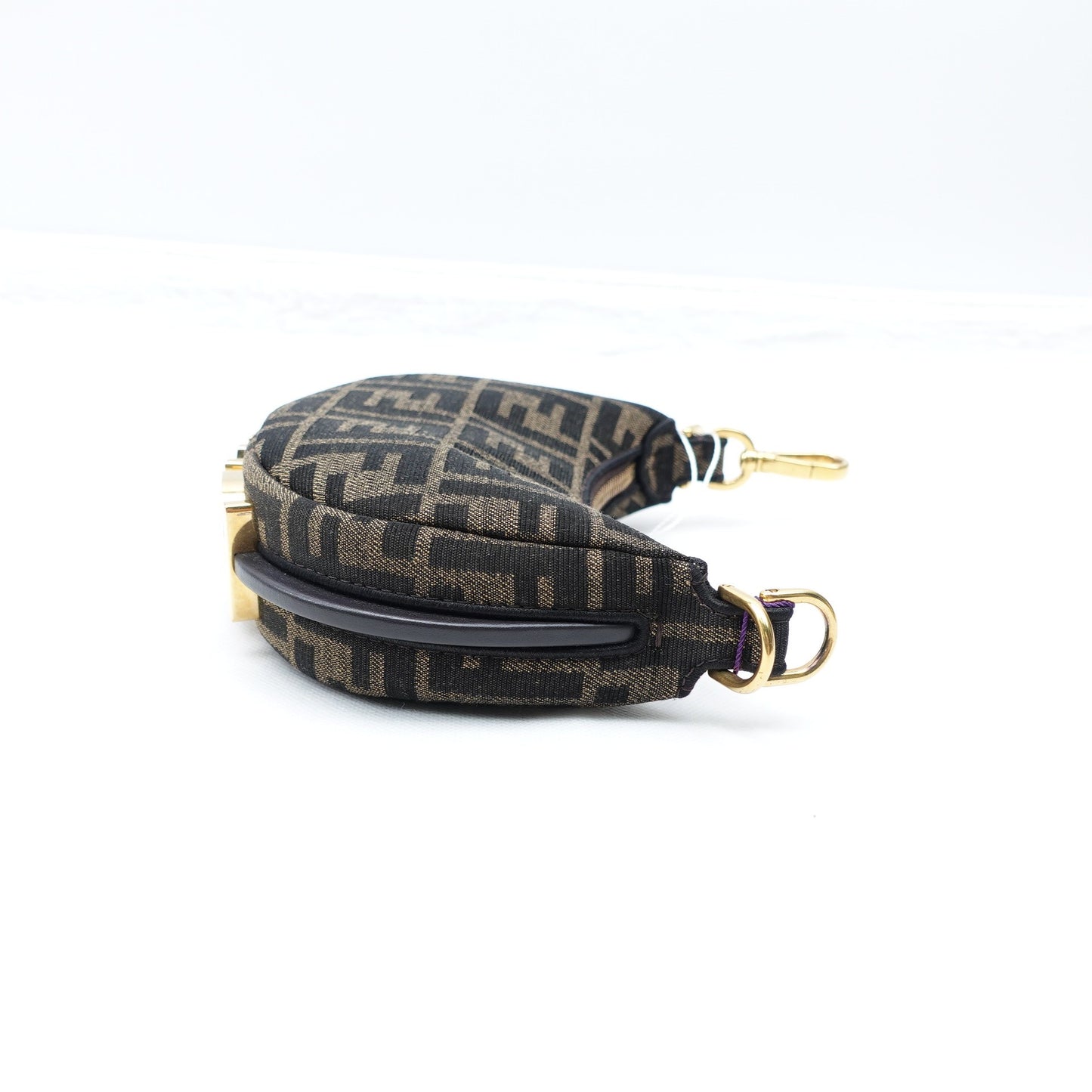 Pre-owned Fendi Graphy Mini Monogram Canvas Handbag