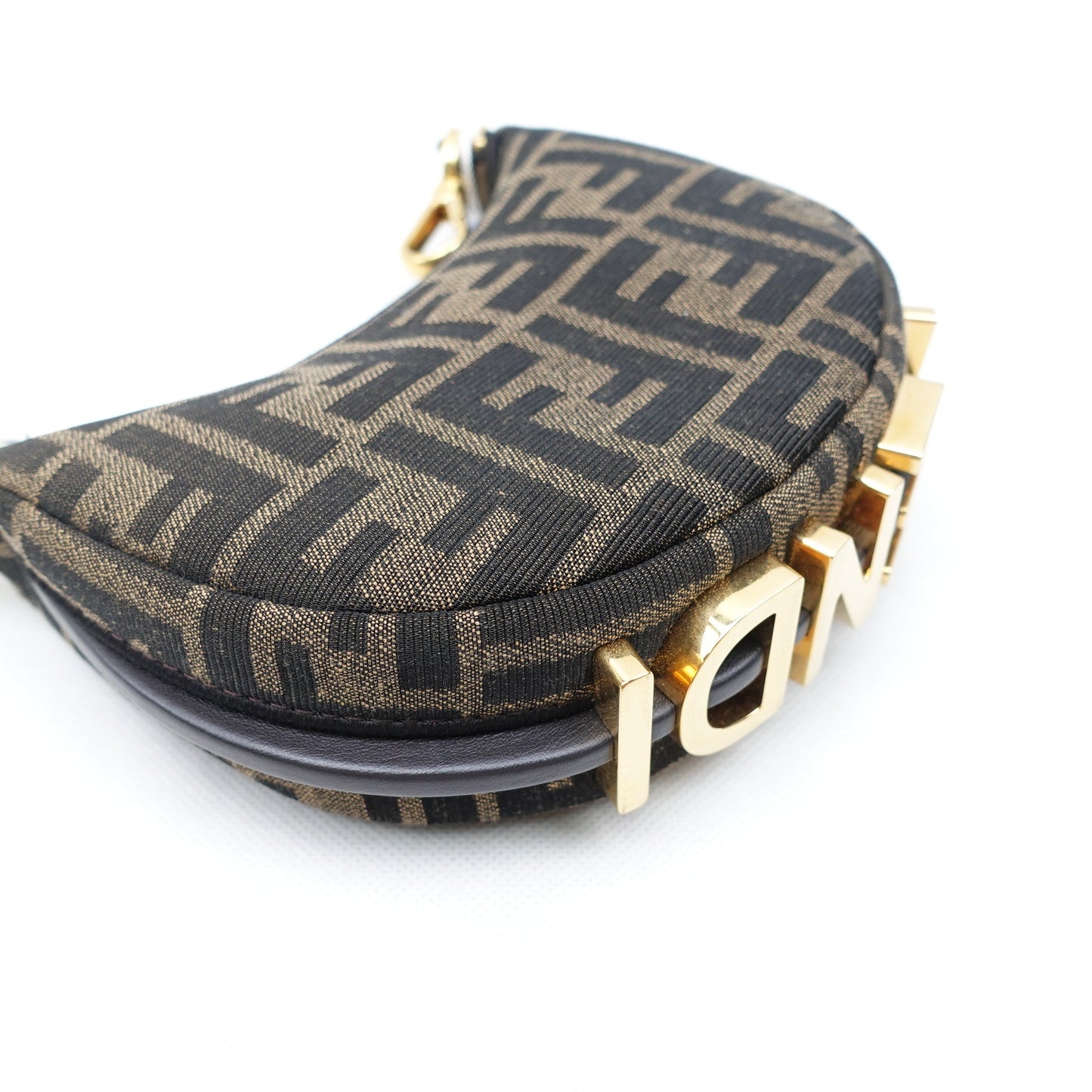 Pre-owned Fendi Graphy Mini Monogram Canvas Handbag