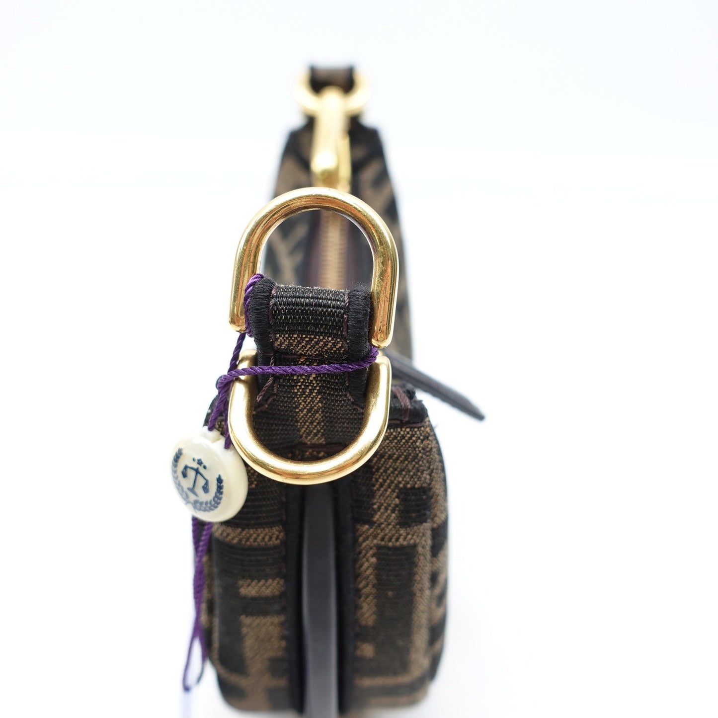 Pre-owned Fendi Graphy Mini Monogram Canvas Handbag