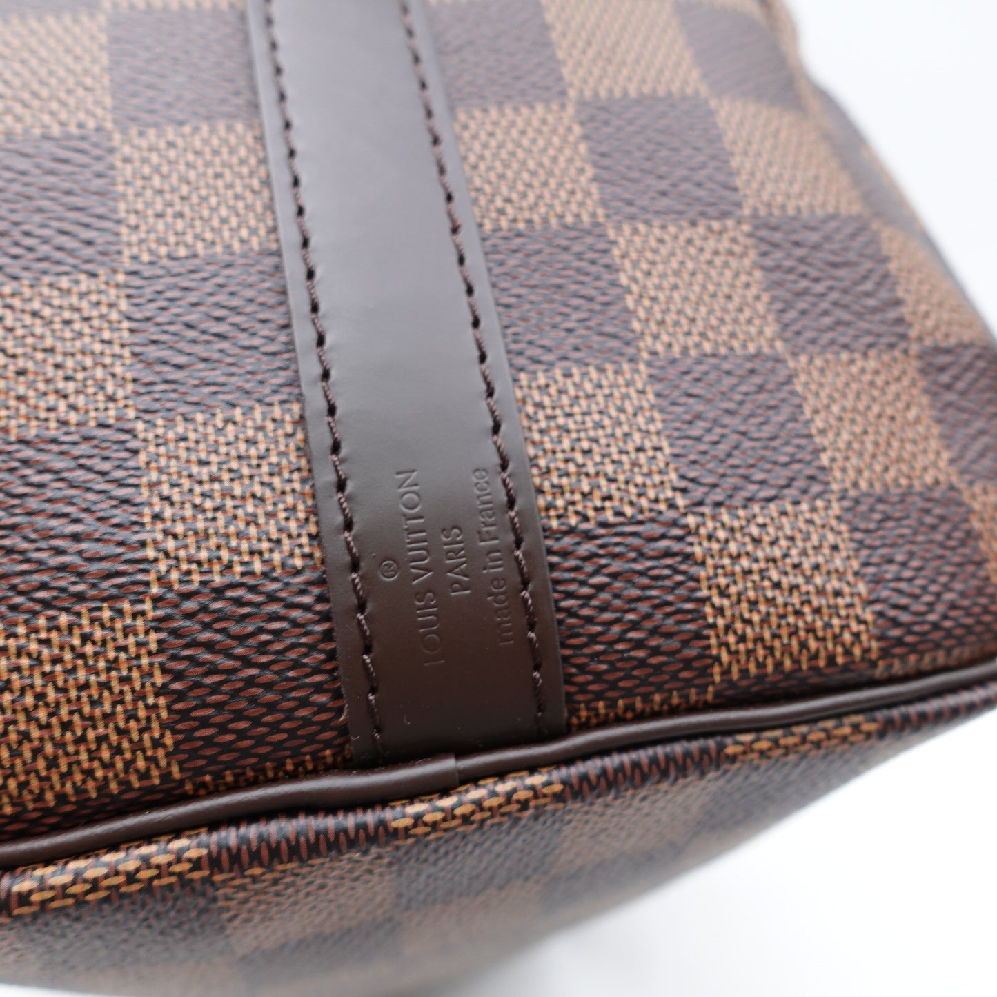 Pre-owned Louis Vuitton Speedy 25 Damier Ebene Coated Canvas Shoulder Bag