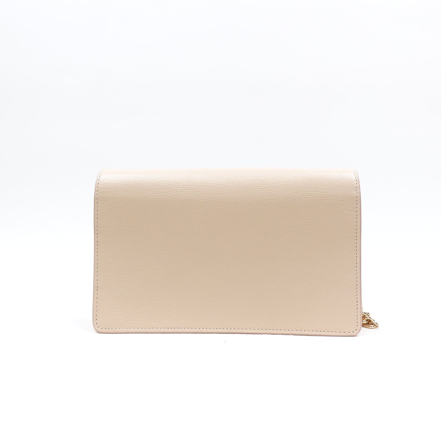 Pre-owned Gucci WOC Milktea Calfskin Shoulder Bag